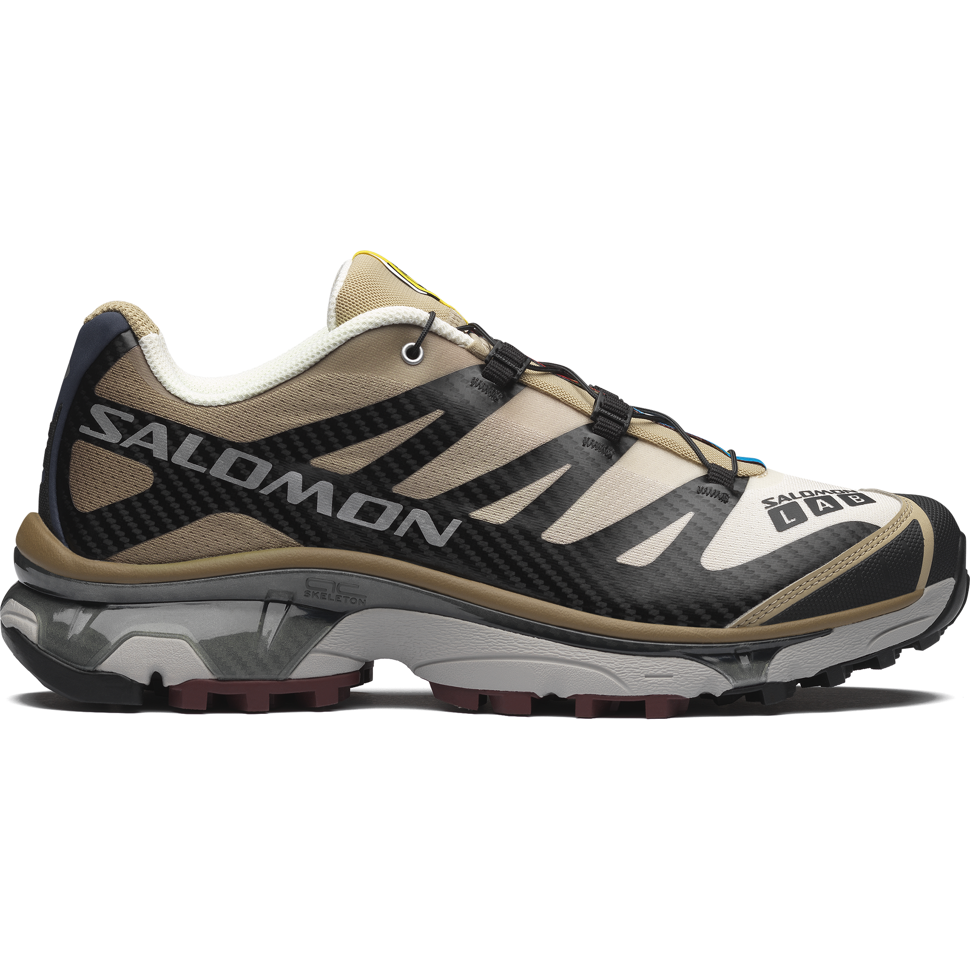 Salomon XT-4 OG - Black / Desert Tan / Vanilla Ice - View 1