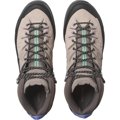 Salomon X-ALP MID LEATHER GORE-TEX - Cloudburst / Silver Cloud / Black - View 2
