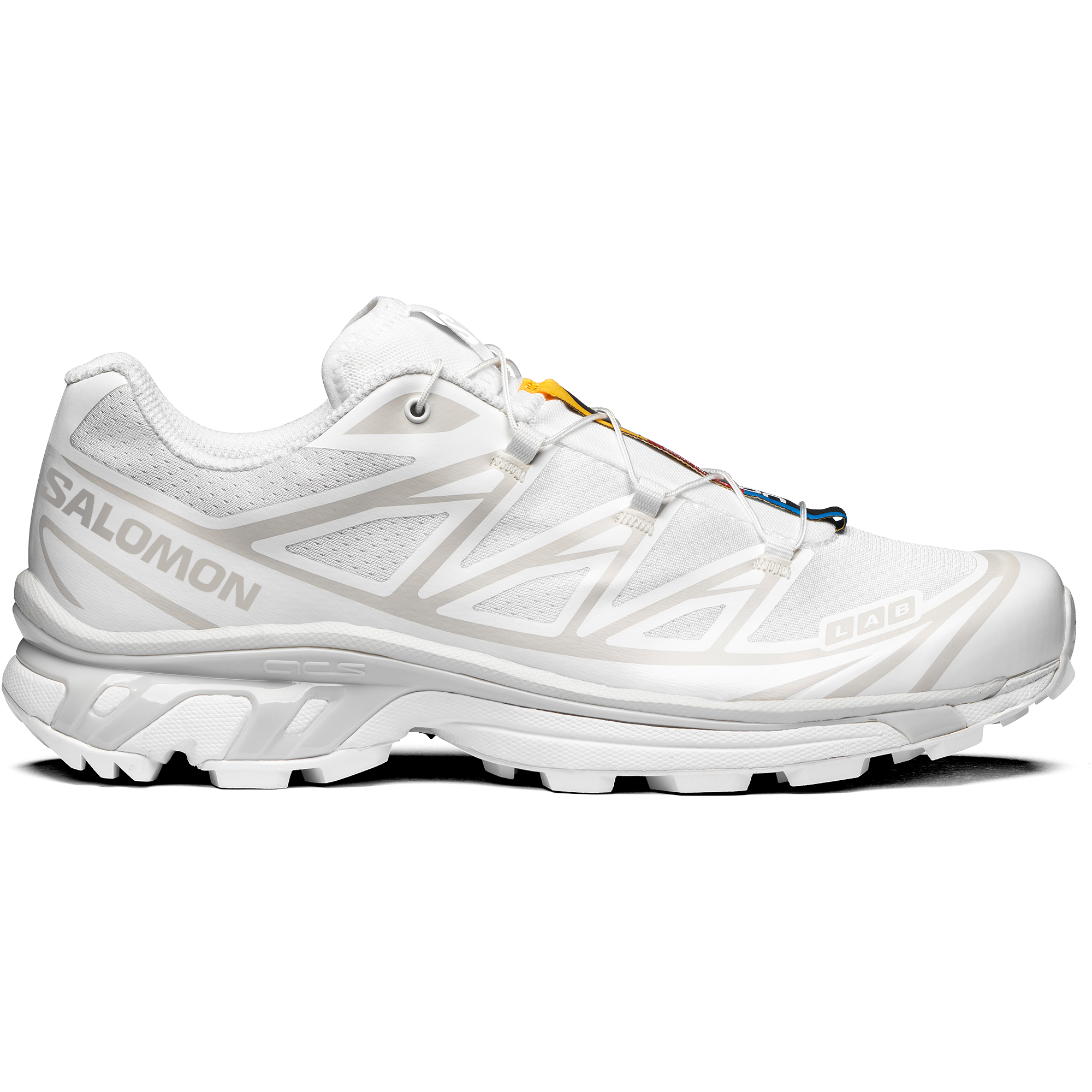 Salomon XT-6 - White / White / Lunar Rock - View 1