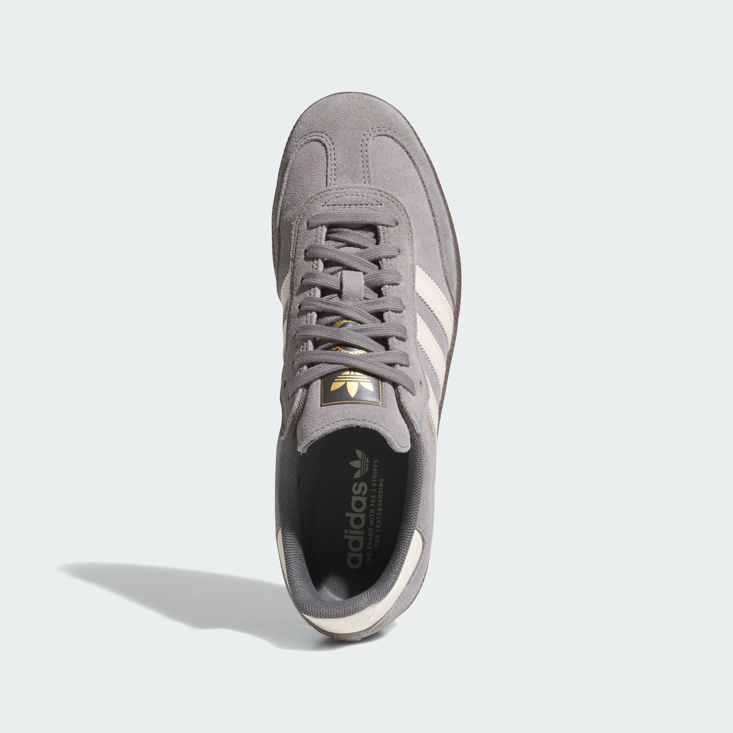 adidas SAMBA ADV Shoes - Grey Four / Cream White / Grey Three - View 2