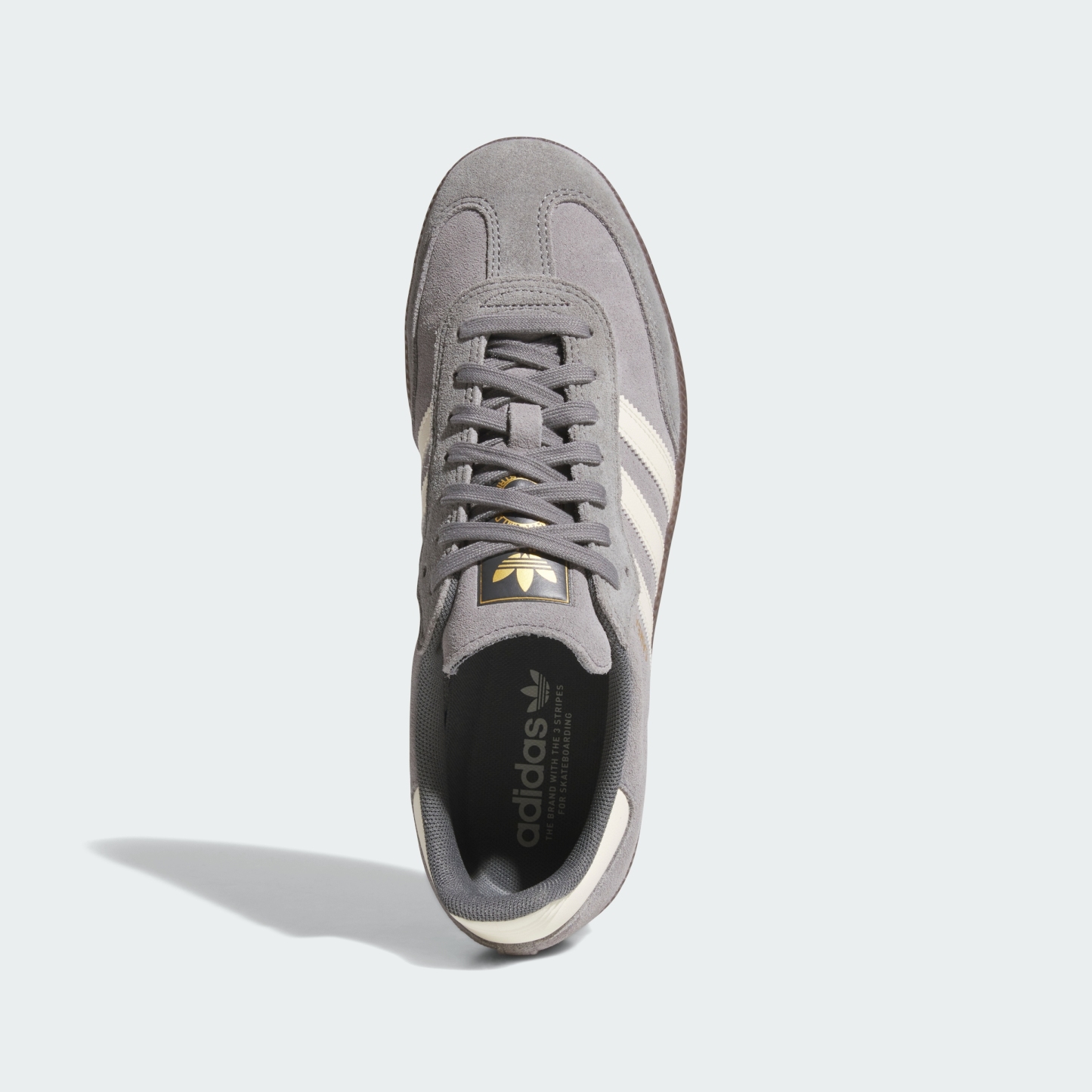 adidas SAMBA ADV Shoes - Grey Four / Cream White / Grey Three - View 2
