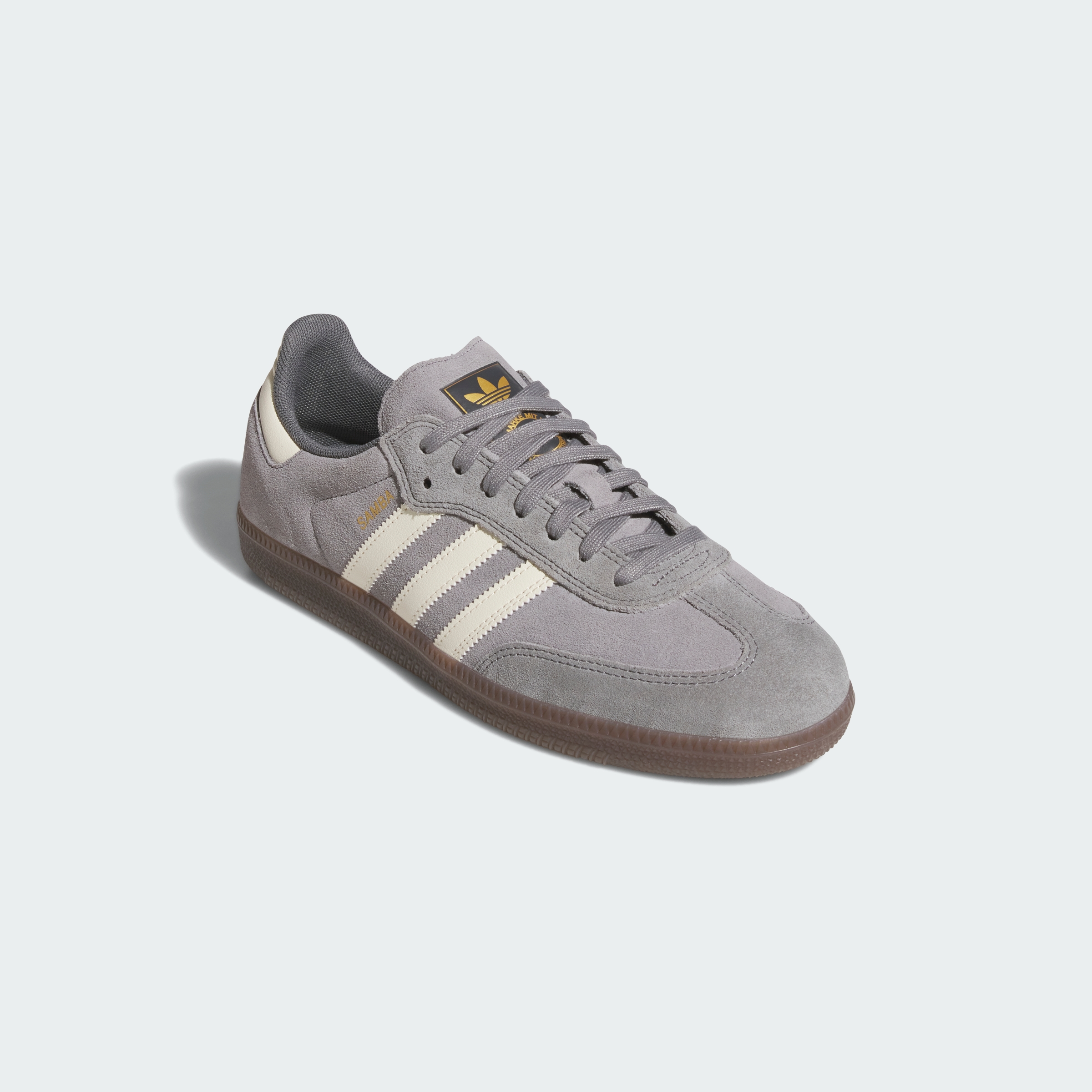 adidas SAMBA ADV Shoes - Grey Four / Cream White / Grey Three - View 5