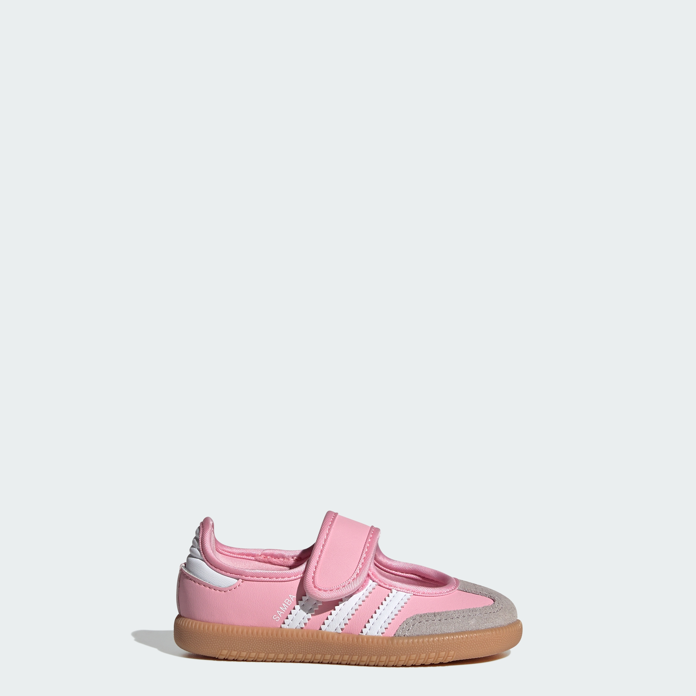 adidas SAMBA JANE SHOES - Light Pink / Cloud White / Gum - View 1