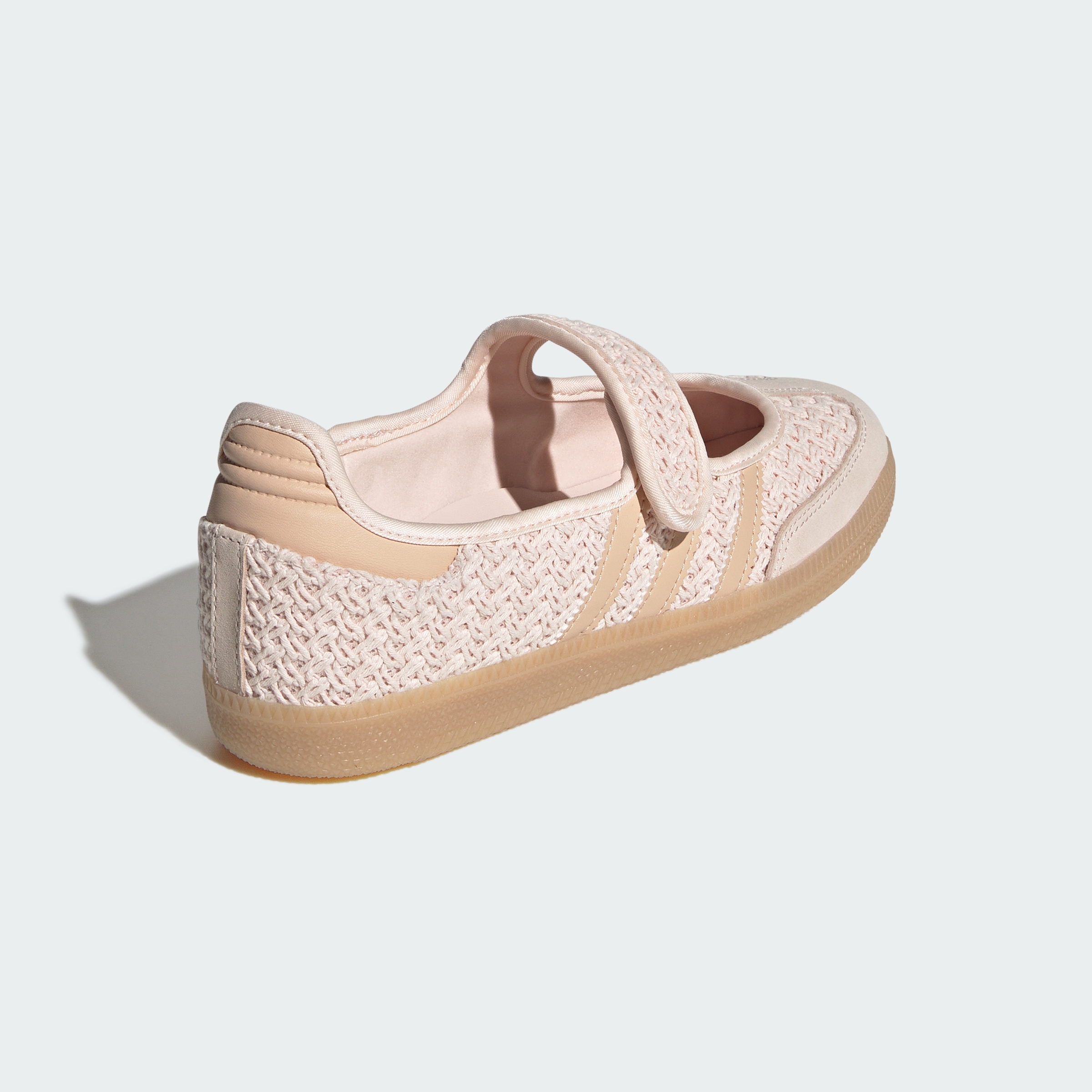 adidas SAMBA JANE SHOES - Wonder Quartz / Halo Blush / Gold Metallic - View 6