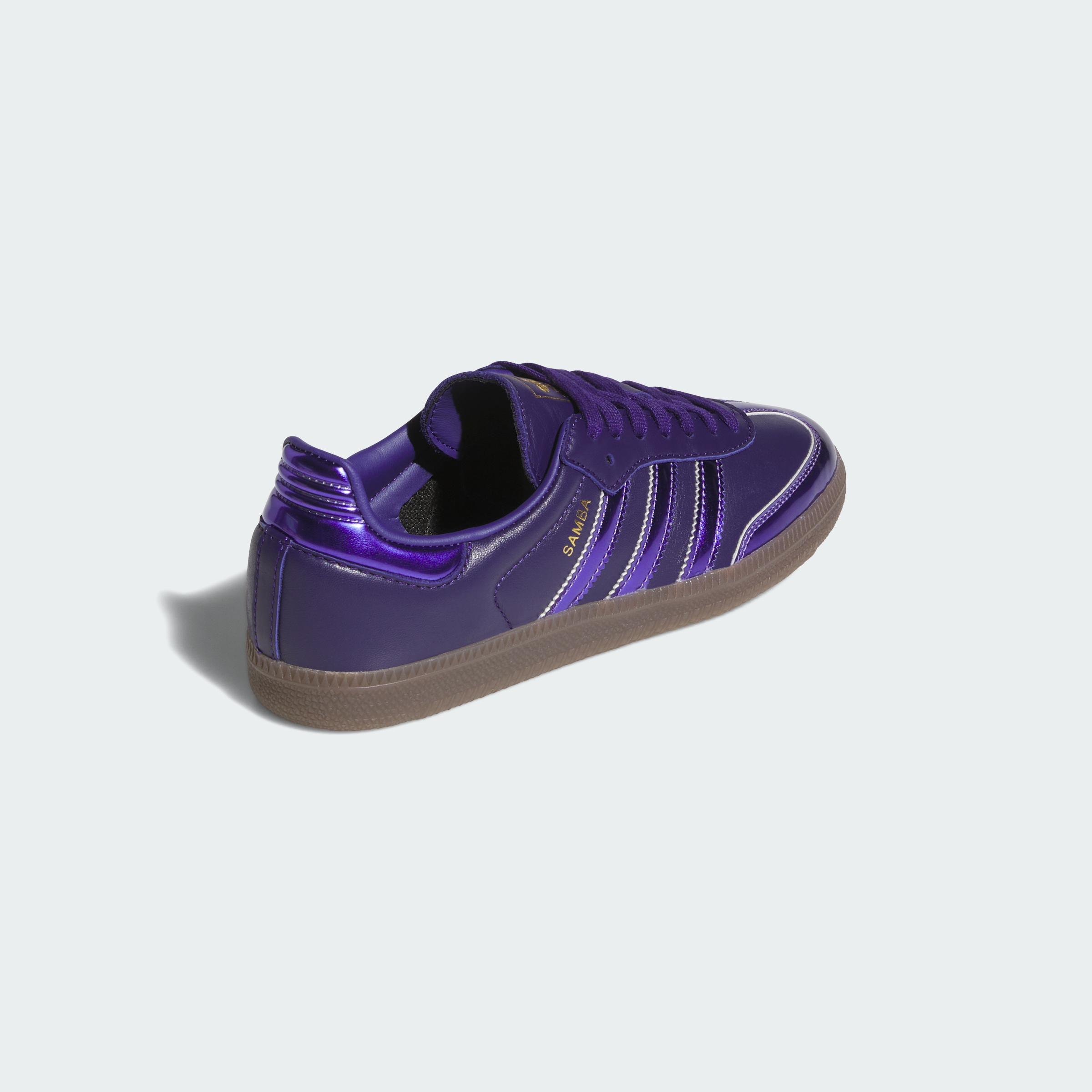 adidas SAMBA LT SHOES - Collegiate Purple / Purple Rush / Gold Metallic - View 6