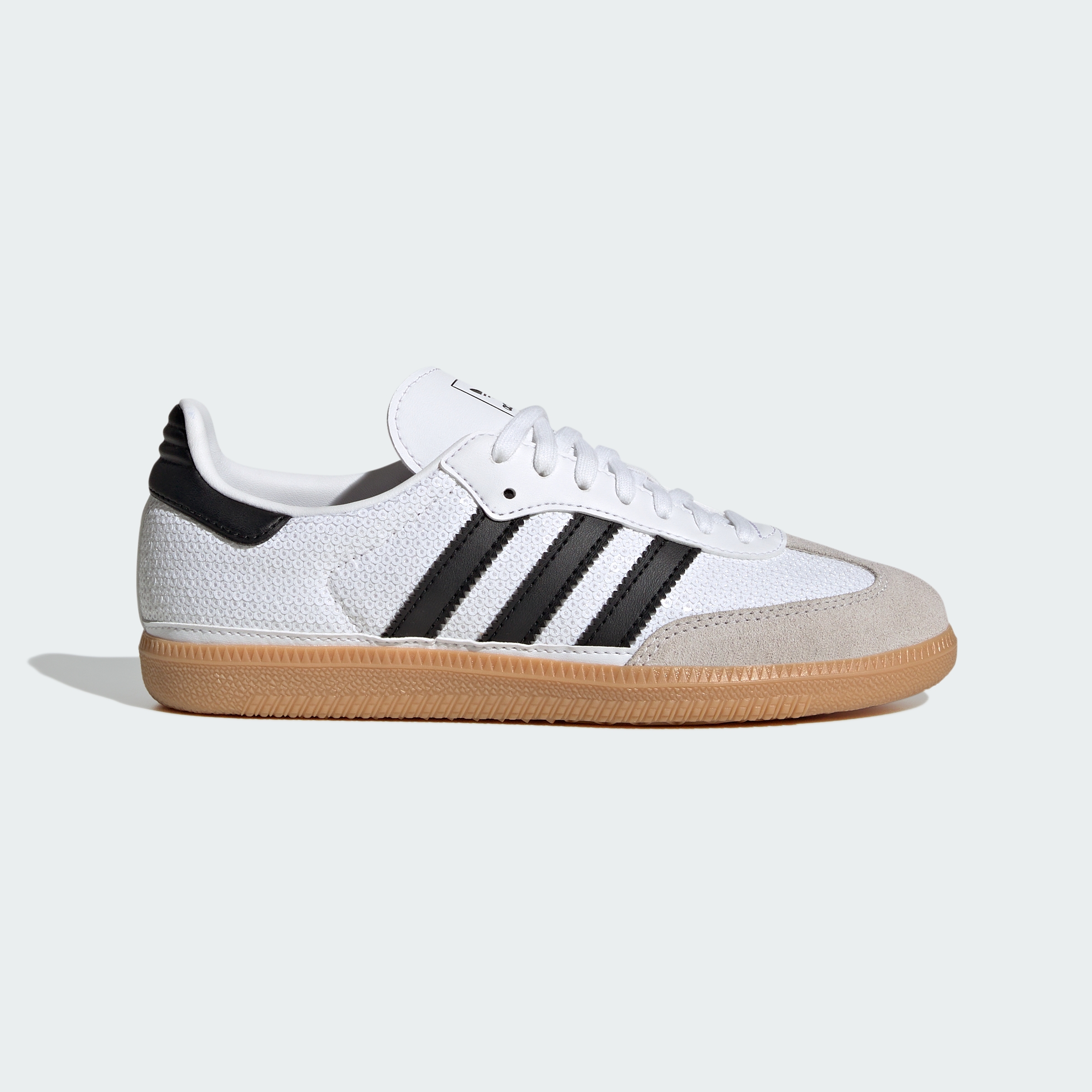 adidas SAMBA OG J - Cloud White / Core Black / Grey One - View 3