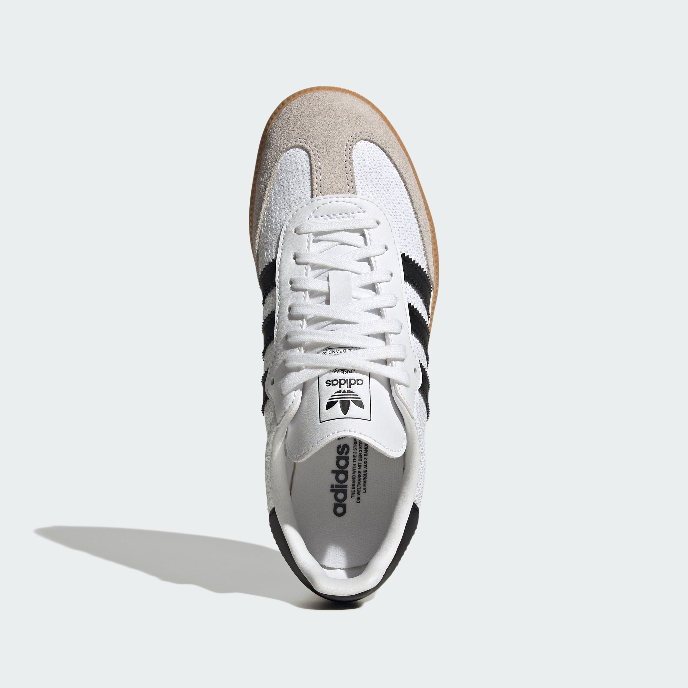 adidas SAMBA OG J - Cloud White / Core Black / Grey One - View 2