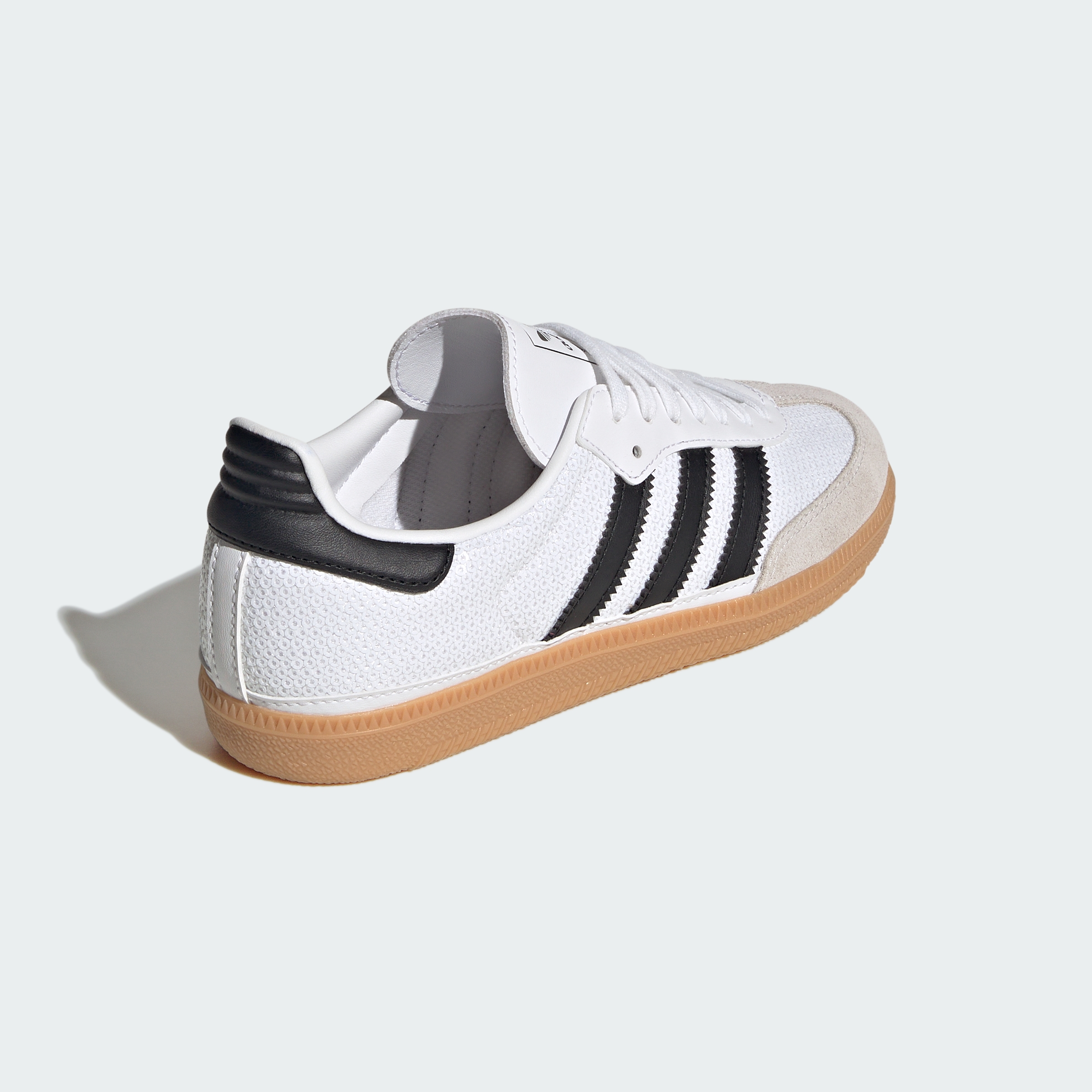 adidas SAMBA OG J - Cloud White / Core Black / Grey One - View 6