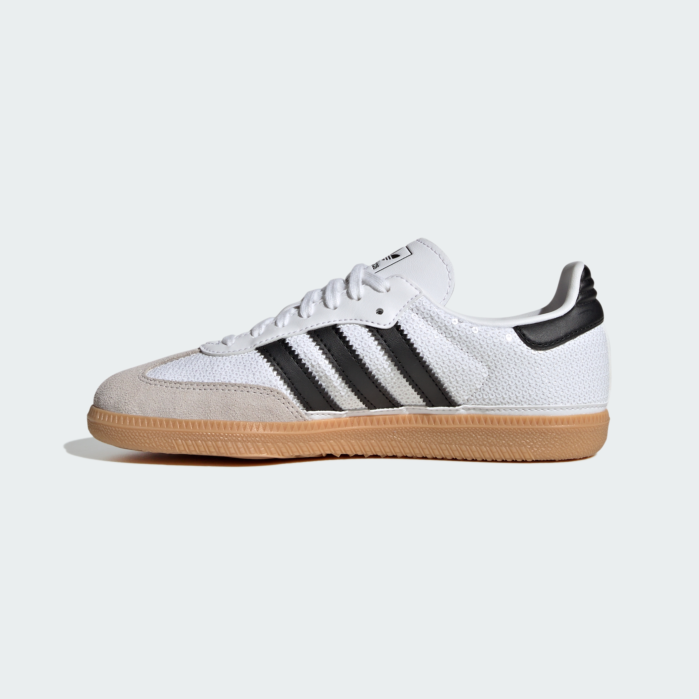 adidas SAMBA OG J - Cloud White / Core Black / Grey One - View 7