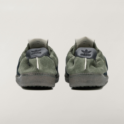 adidas SAMBA OG SFTM Shoes - Base Green / Core Black / Gold Metallic - View 6