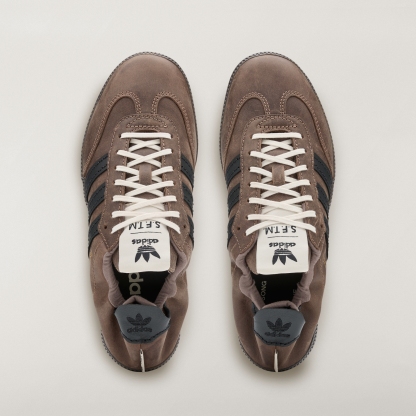 adidas SAMBA OG SFTM Shoes - Supplier Colour / Core Black / Gold Metallic - View 2