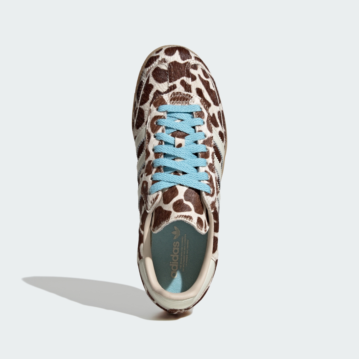 adidas SAMBA OG SHOES - Crystal Linen / Ivory / Gum - View 3
