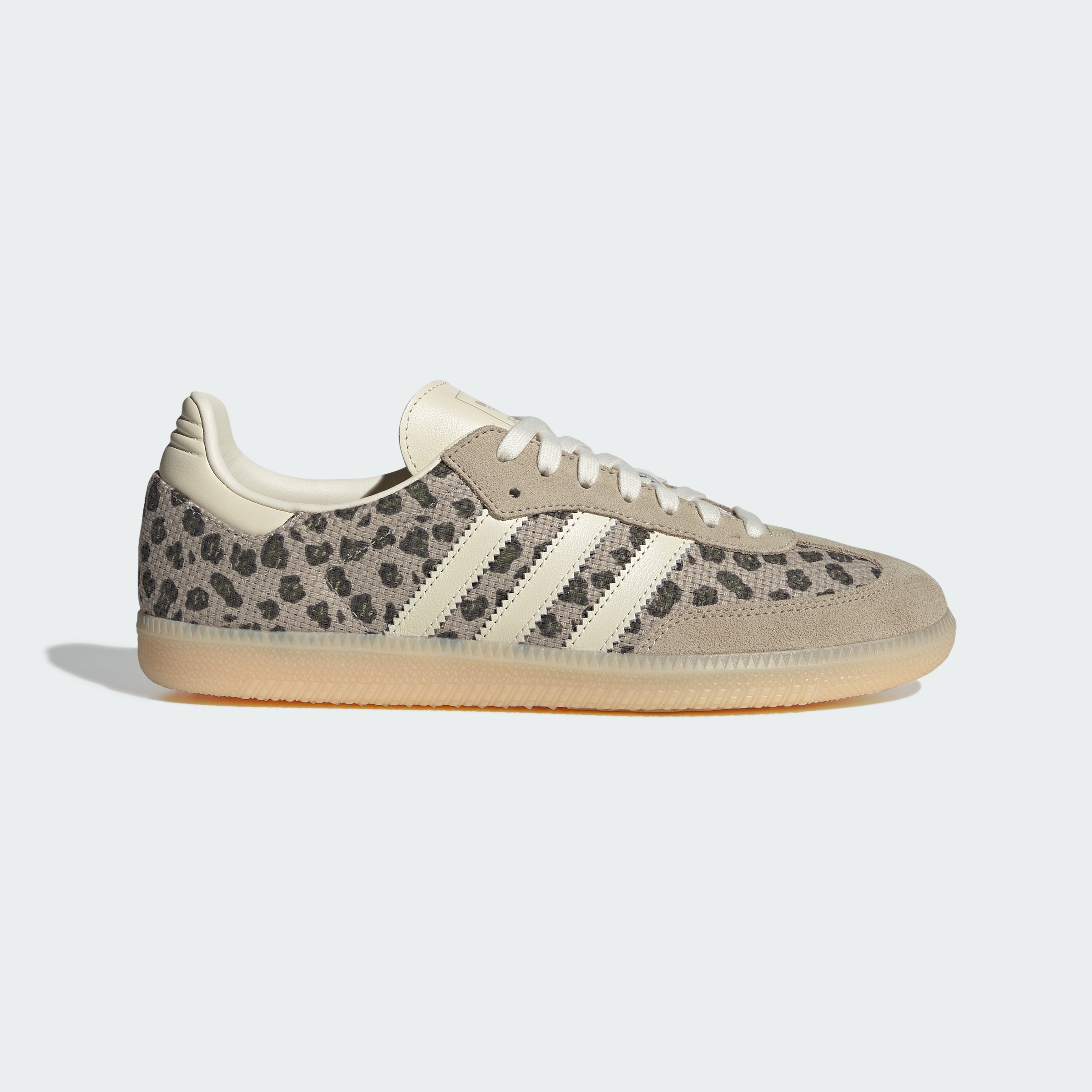 adidas SAMBA OG SHOES - Khaki Three / Cream White / Sand Strata - View 3