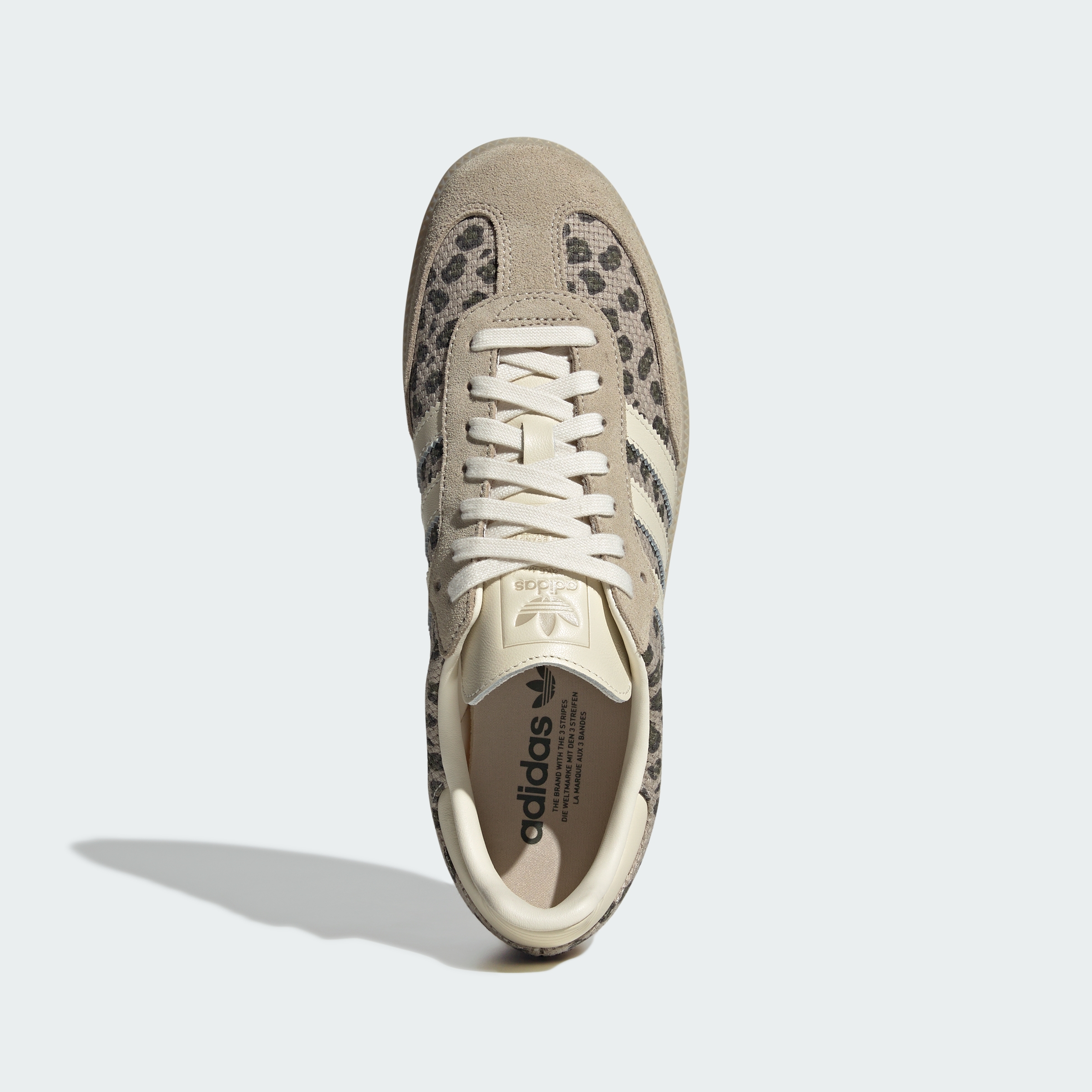 adidas SAMBA OG SHOES - Khaki Three / Cream White / Sand Strata - View 2