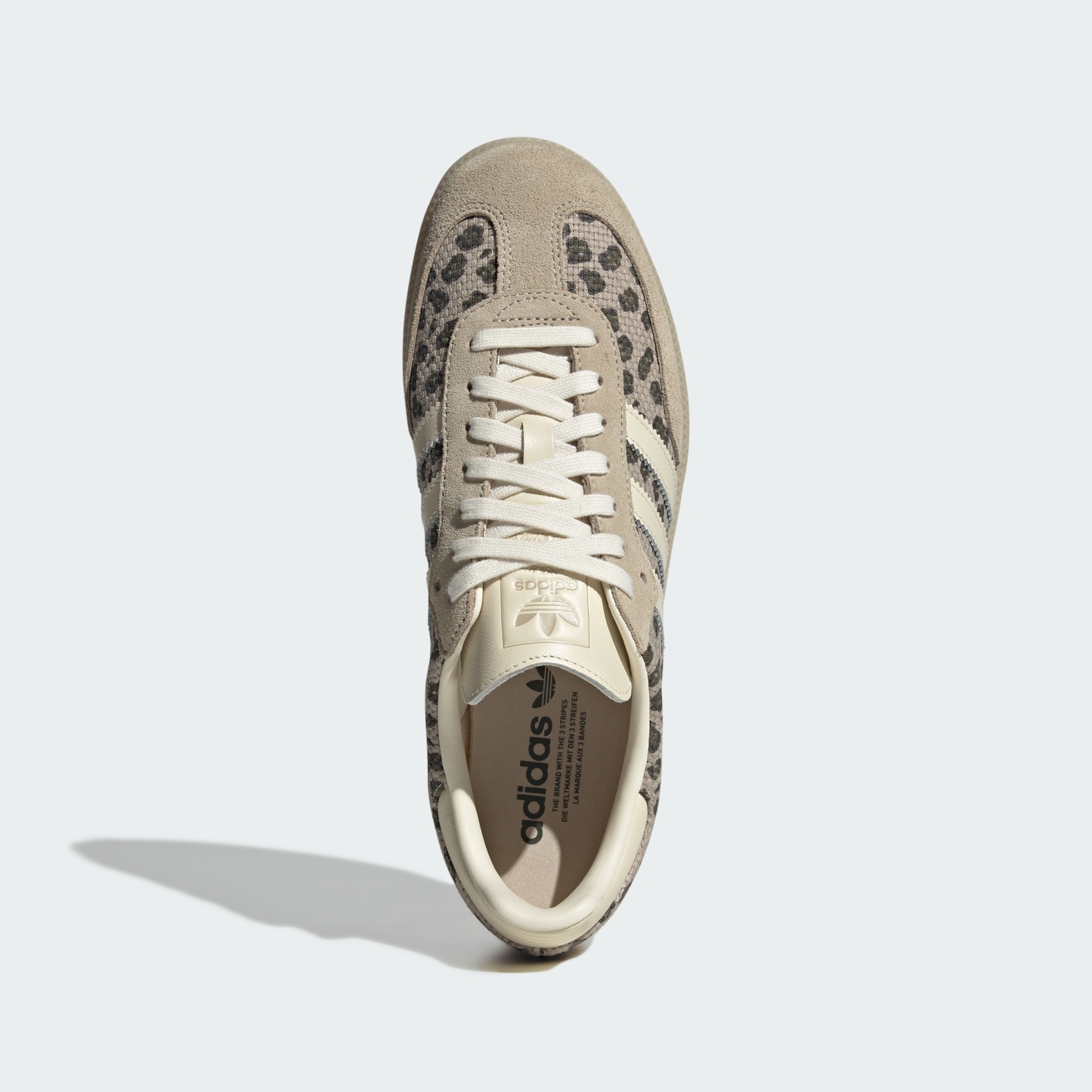 adidas SAMBA OG SHOES - Khaki Three / Cream White / Sand Strata - View 2