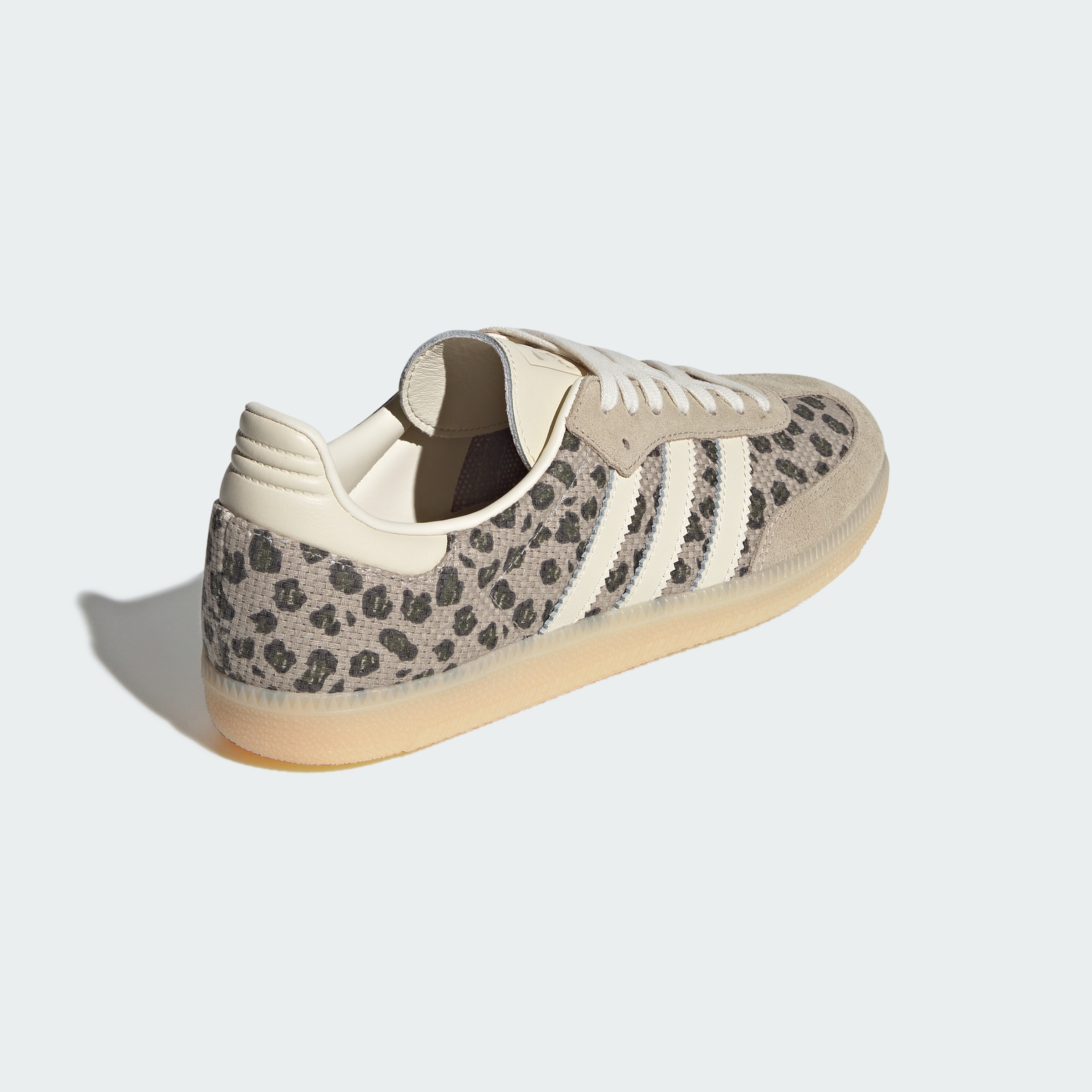 adidas SAMBA OG SHOES - Khaki Three / Cream White / Sand Strata - View 6