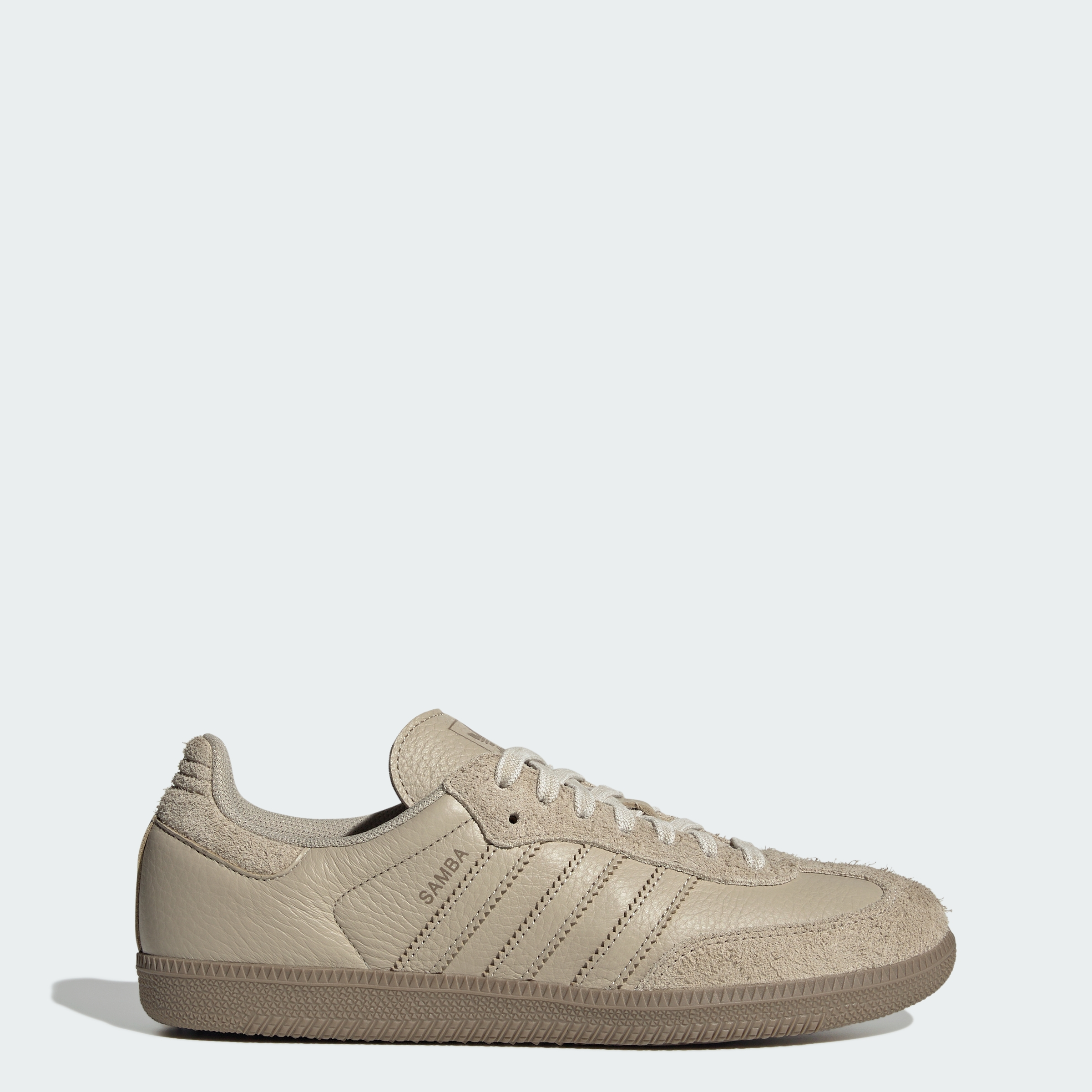 adidas SAMBA OG SHOES - Khaki Three / Khaki Three / Khaki Six - View 1