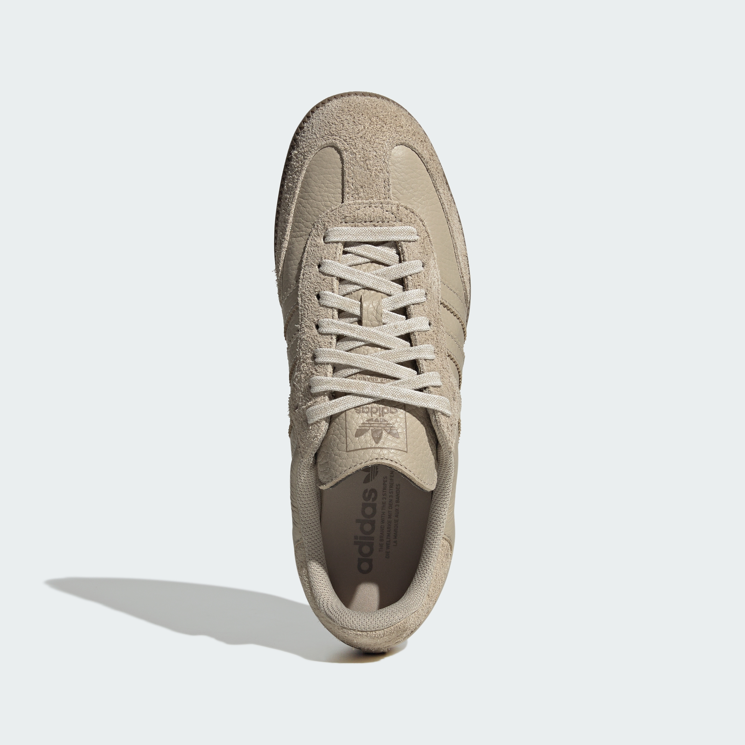 adidas SAMBA OG SHOES - Khaki Three / Khaki Three / Khaki Six - View 2