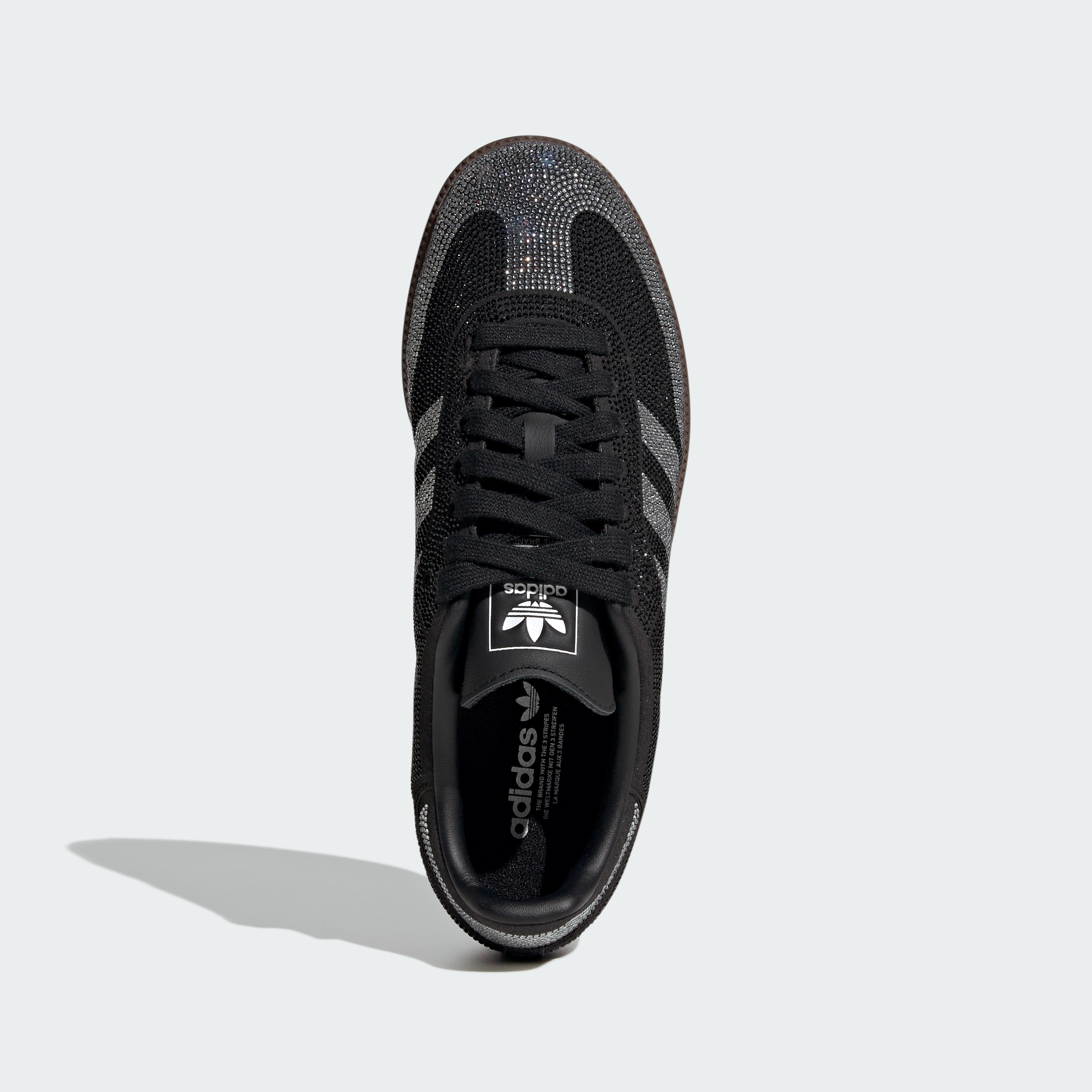 adidas SAMBA OG SHOES - Core Black / Core Black / Cloud White - View 2