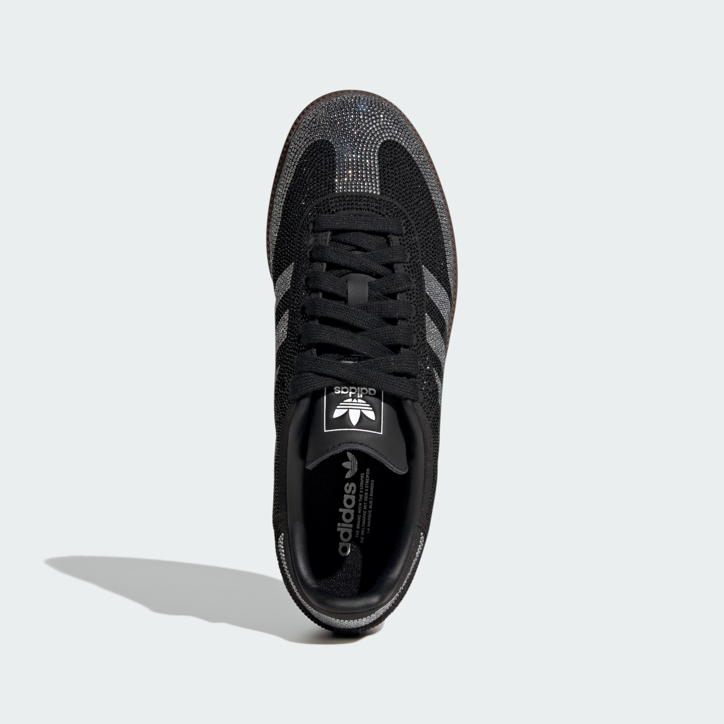 adidas SAMBA OG SHOES - Core Black / Core Black / Cloud White - View 2