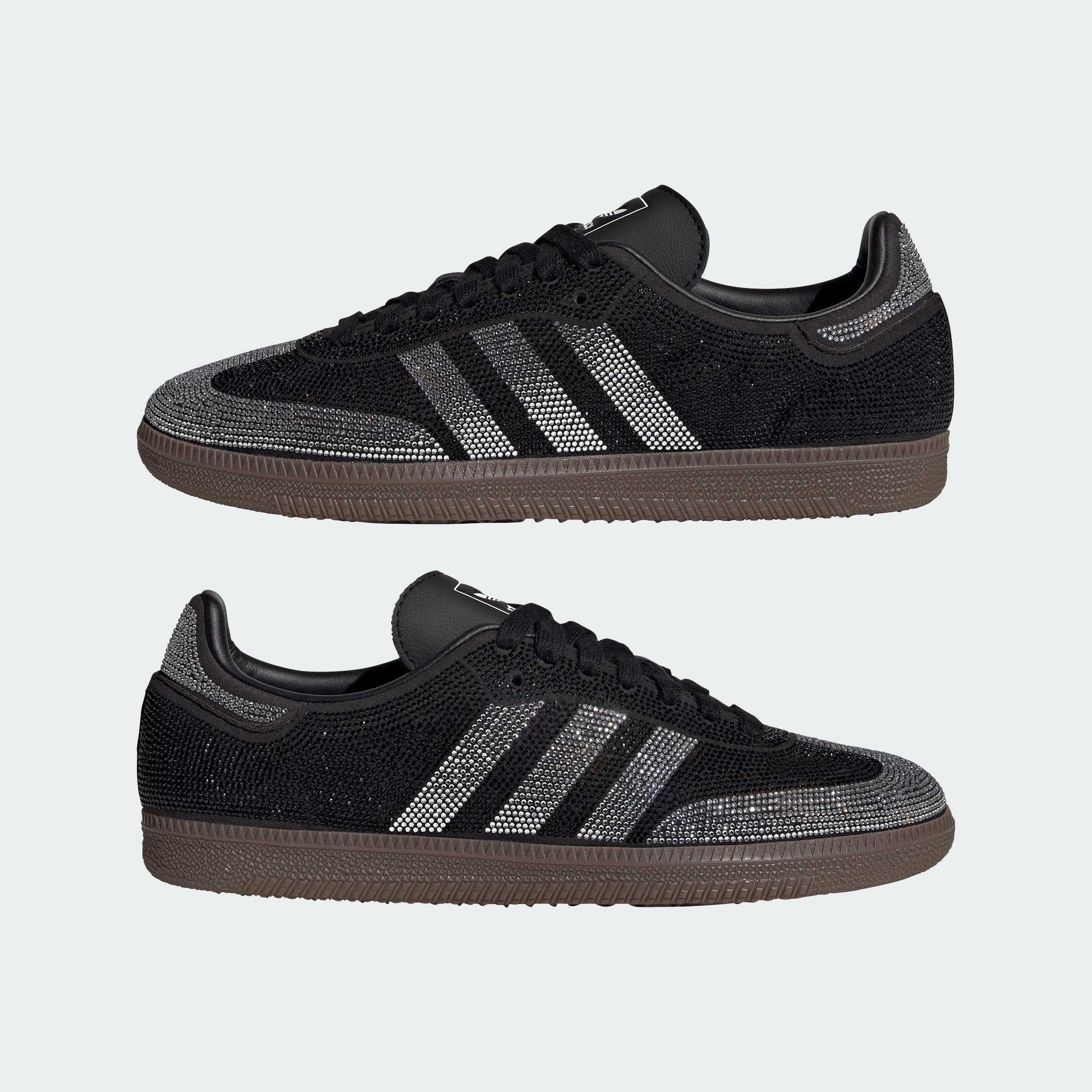 adidas SAMBA OG SHOES - Core Black / Core Black / Cloud White - View 8