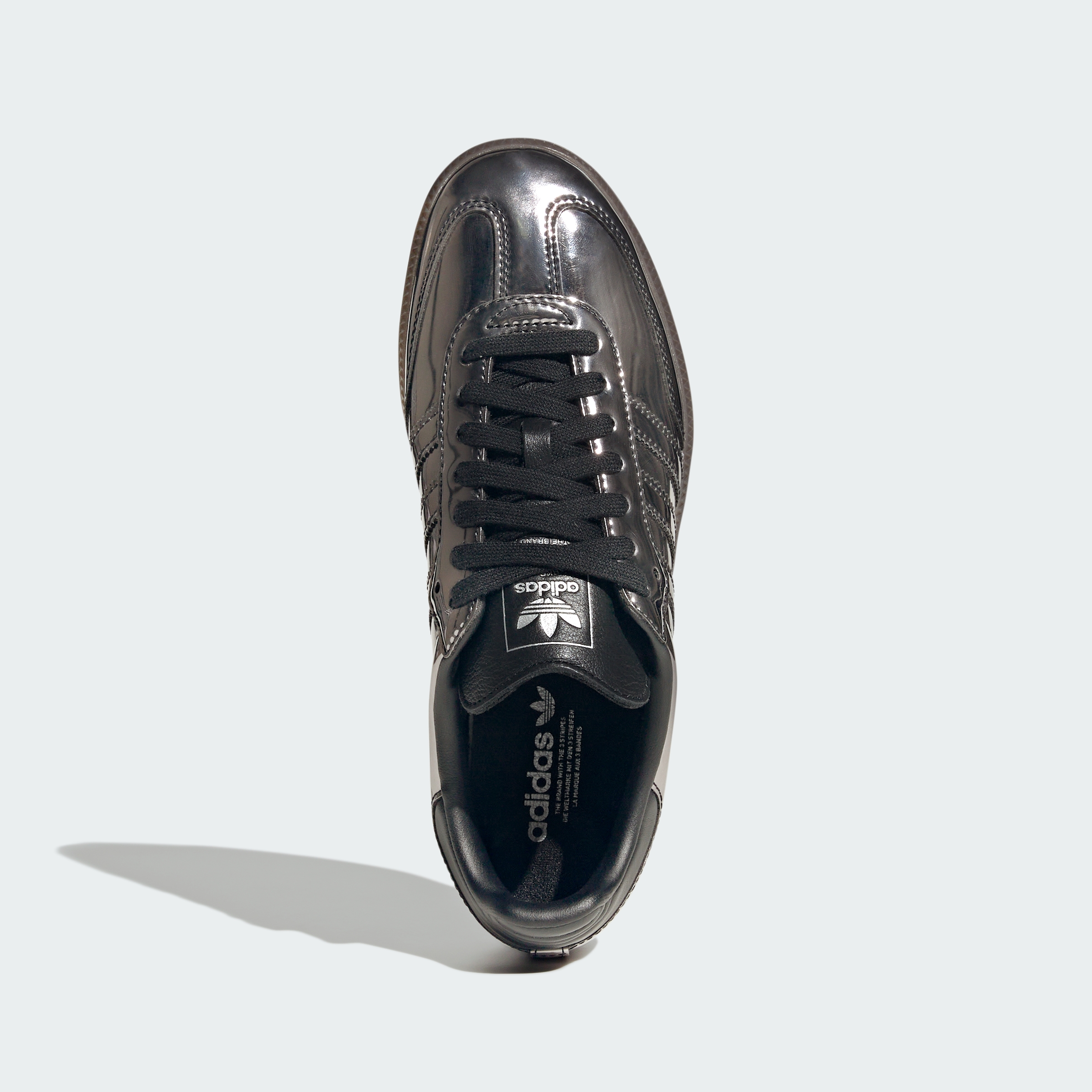 adidas SAMBA OG SHOES - Core Black / Core Black / Gum - View 2