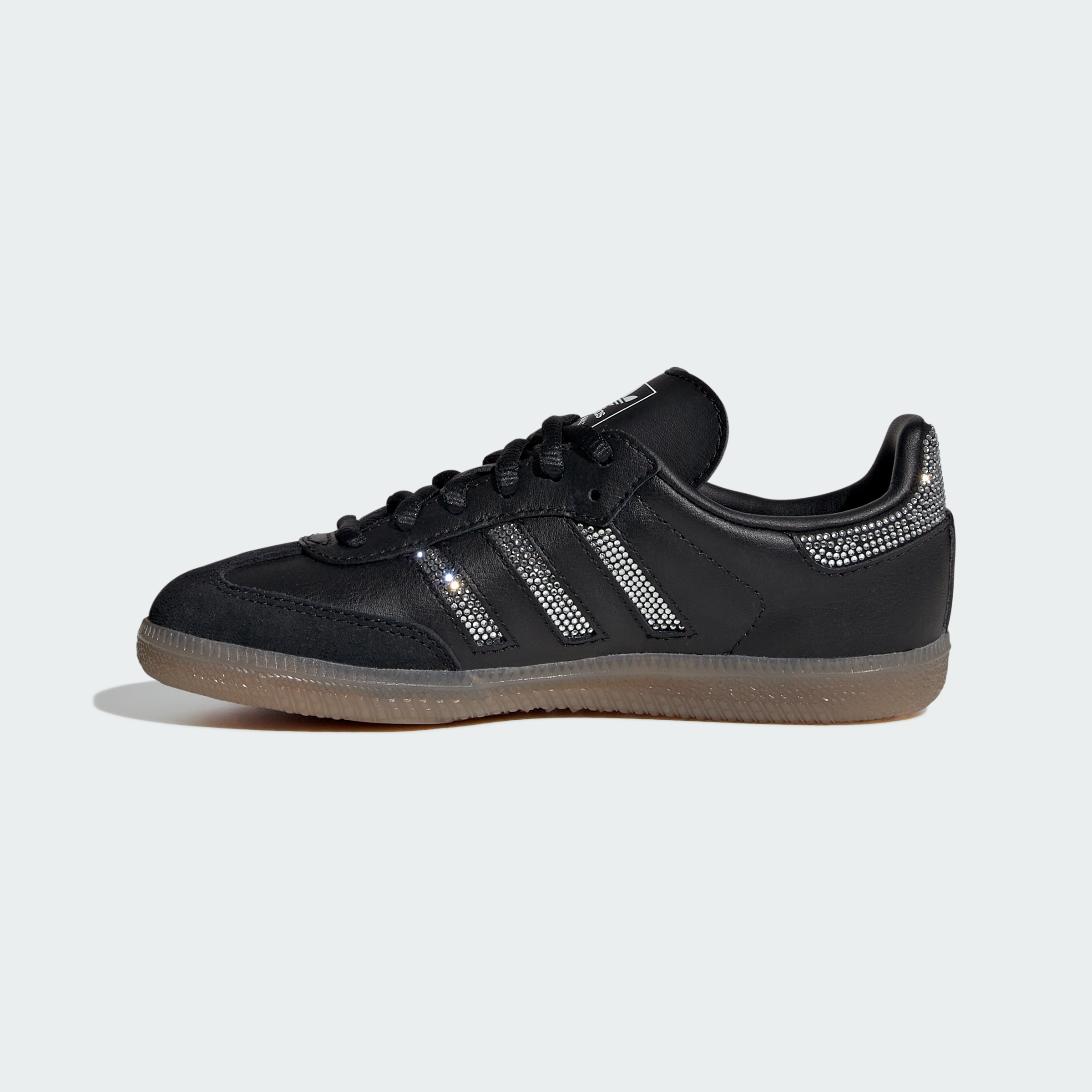adidas SAMBA OG SHOES - Core Black / Core Black / Silver Metallic - View 7