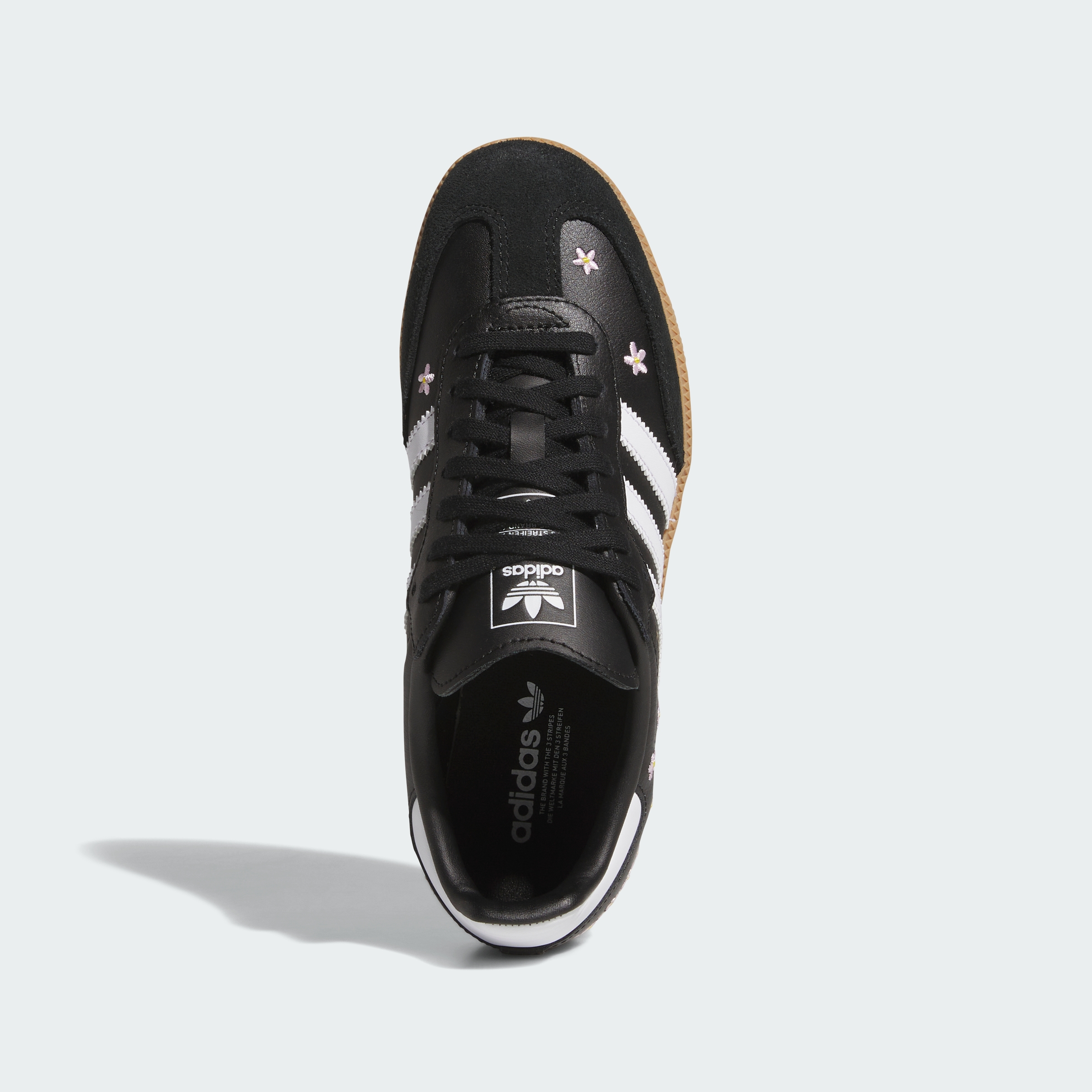 adidas SAMBA OG SHOES - Core Black / Cloud White / Gum (KK3383) - View 2