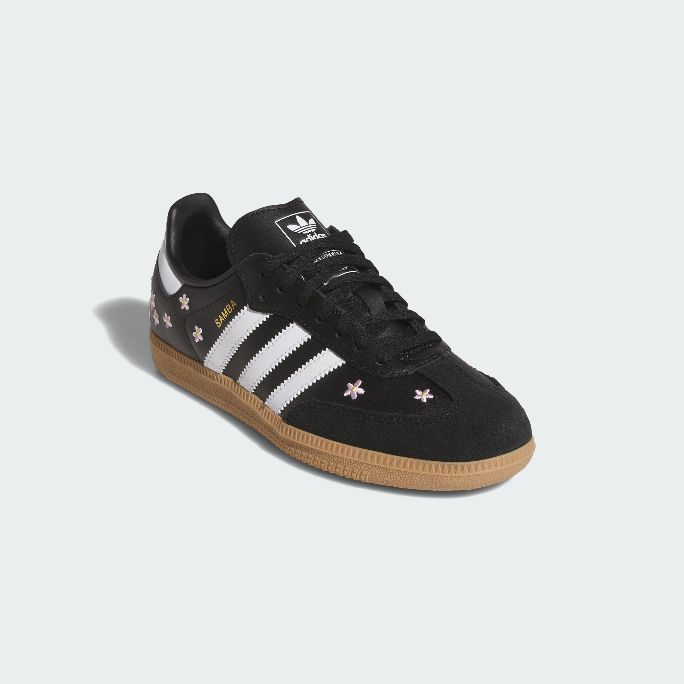adidas SAMBA OG SHOES - Core Black / Cloud White / Gum (KK3383) - View 5