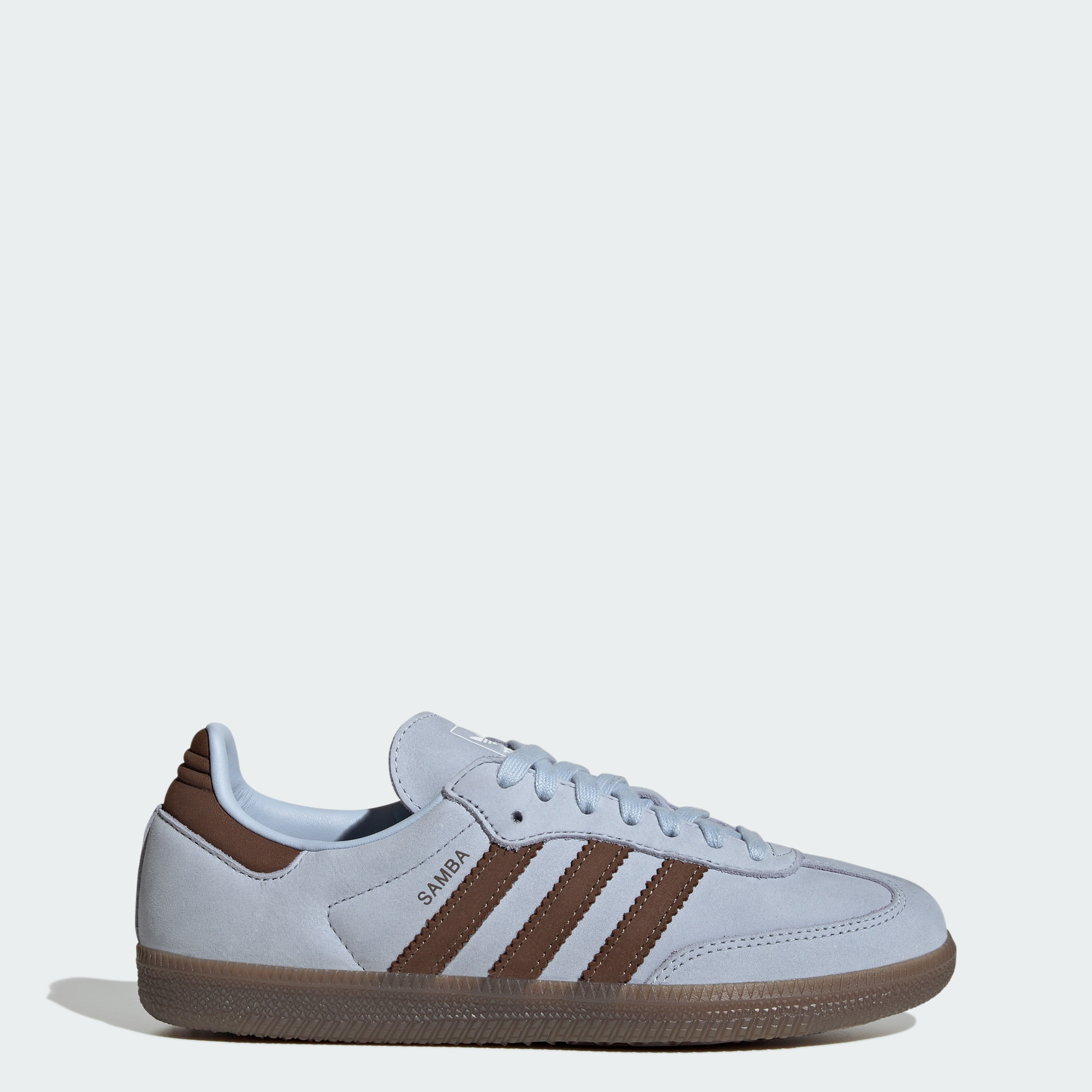 adidas SAMBA OG SHOES - Crystal Sky / Earth Strata / Cloud White - View 1