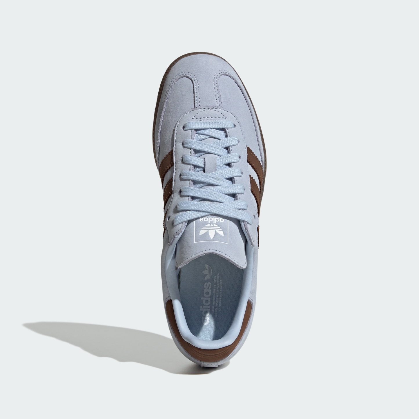 adidas SAMBA OG SHOES - Crystal Sky / Earth Strata / Cloud White - View 2