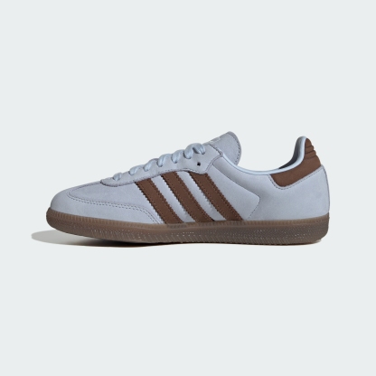 adidas SAMBA OG SHOES - Crystal Sky / Earth Strata / Cloud White - View 7