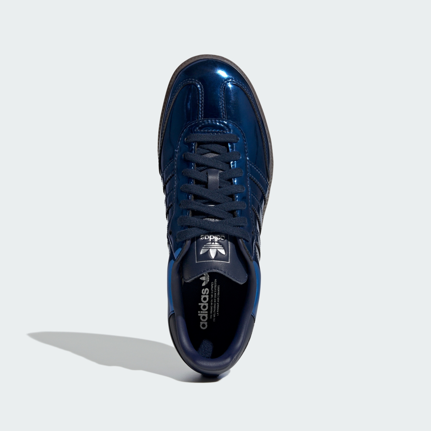 adidas SAMBA OG SHOES - Night Indigo / Night Indigo / Gum - View 2