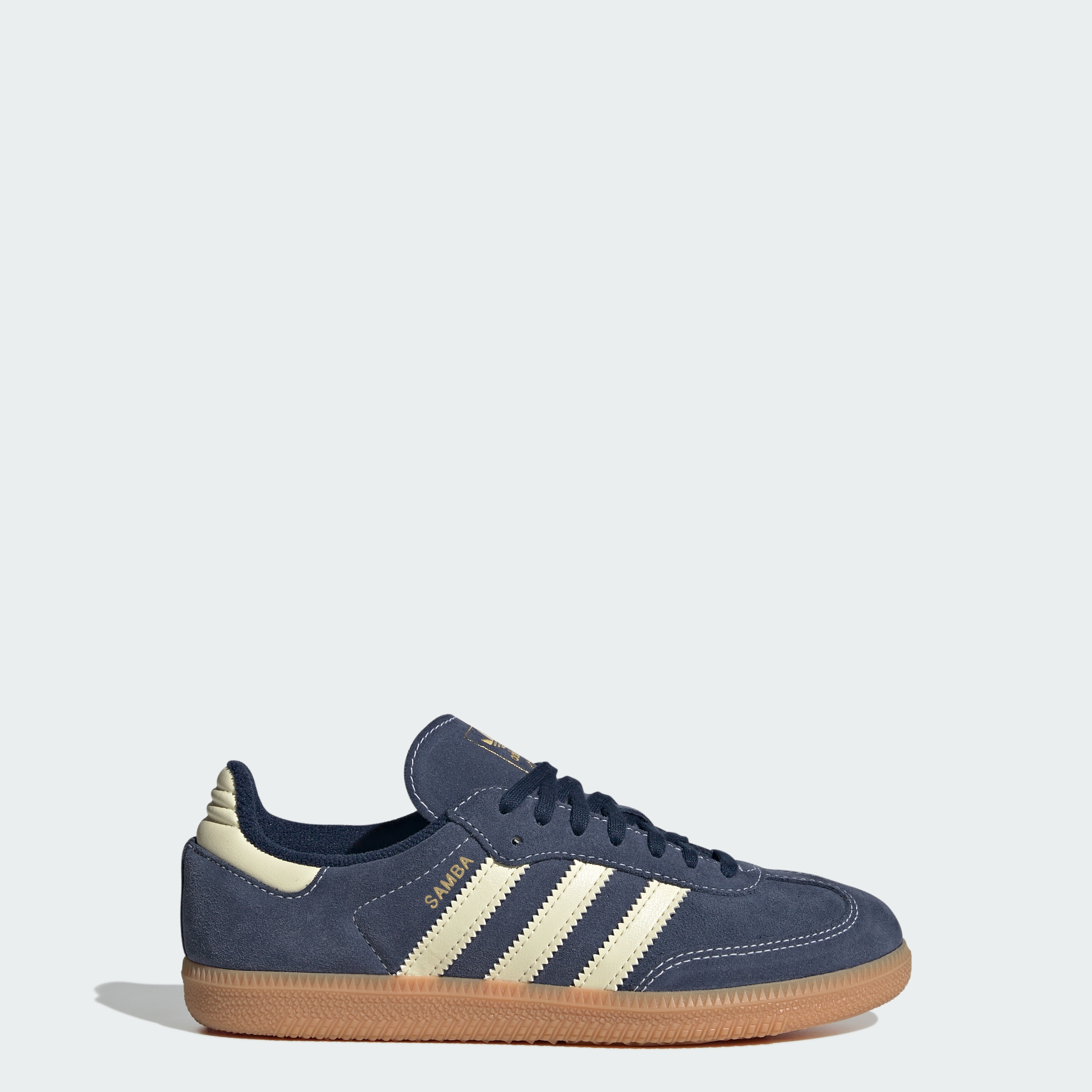 adidas SAMBA OG SHOES - Night Indigo / Warm Vanilla / Gum - View 1