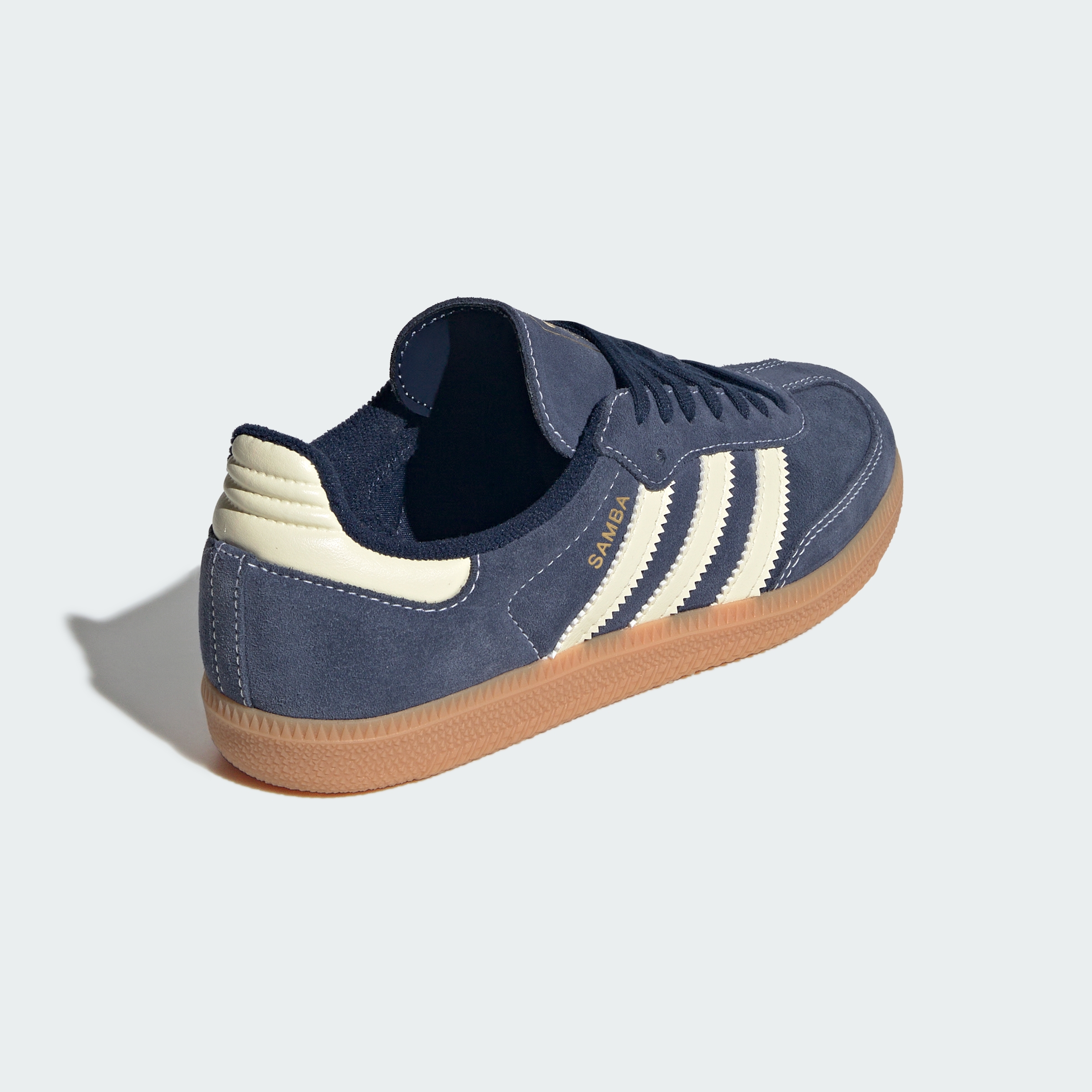 adidas SAMBA OG SHOES - Night Indigo / Warm Vanilla / Gum - View 7