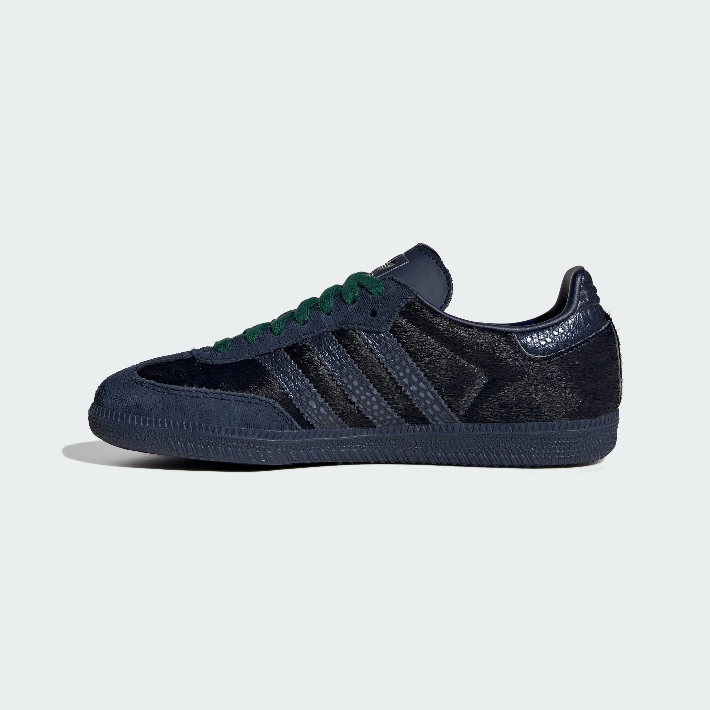 adidas SAMBA OG SHOES - Night Indigo / Night Indigo / Collegiate Green - View 7