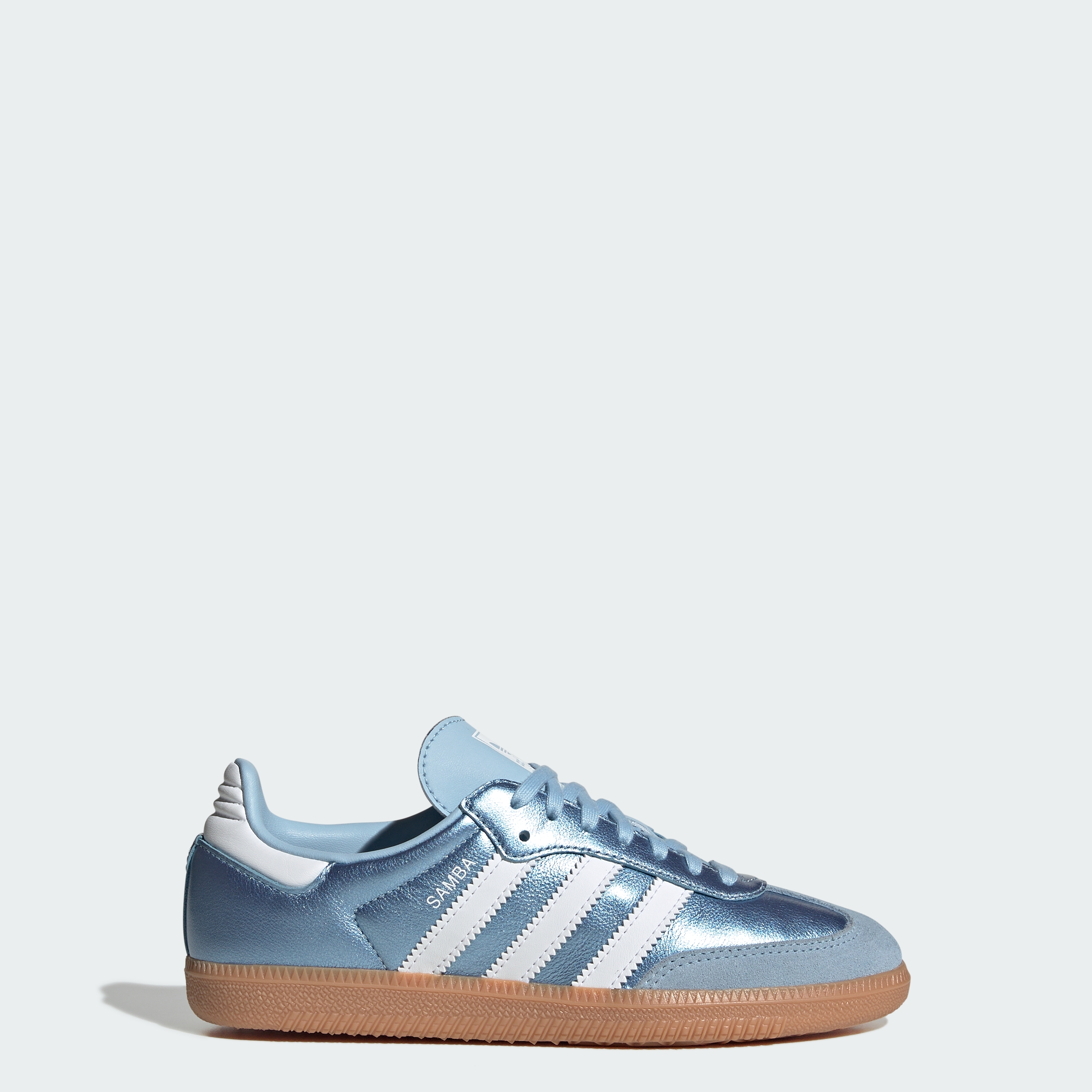adidas SAMBA OG SHOES - Clear Sky / Cloud White / Gum - View 1