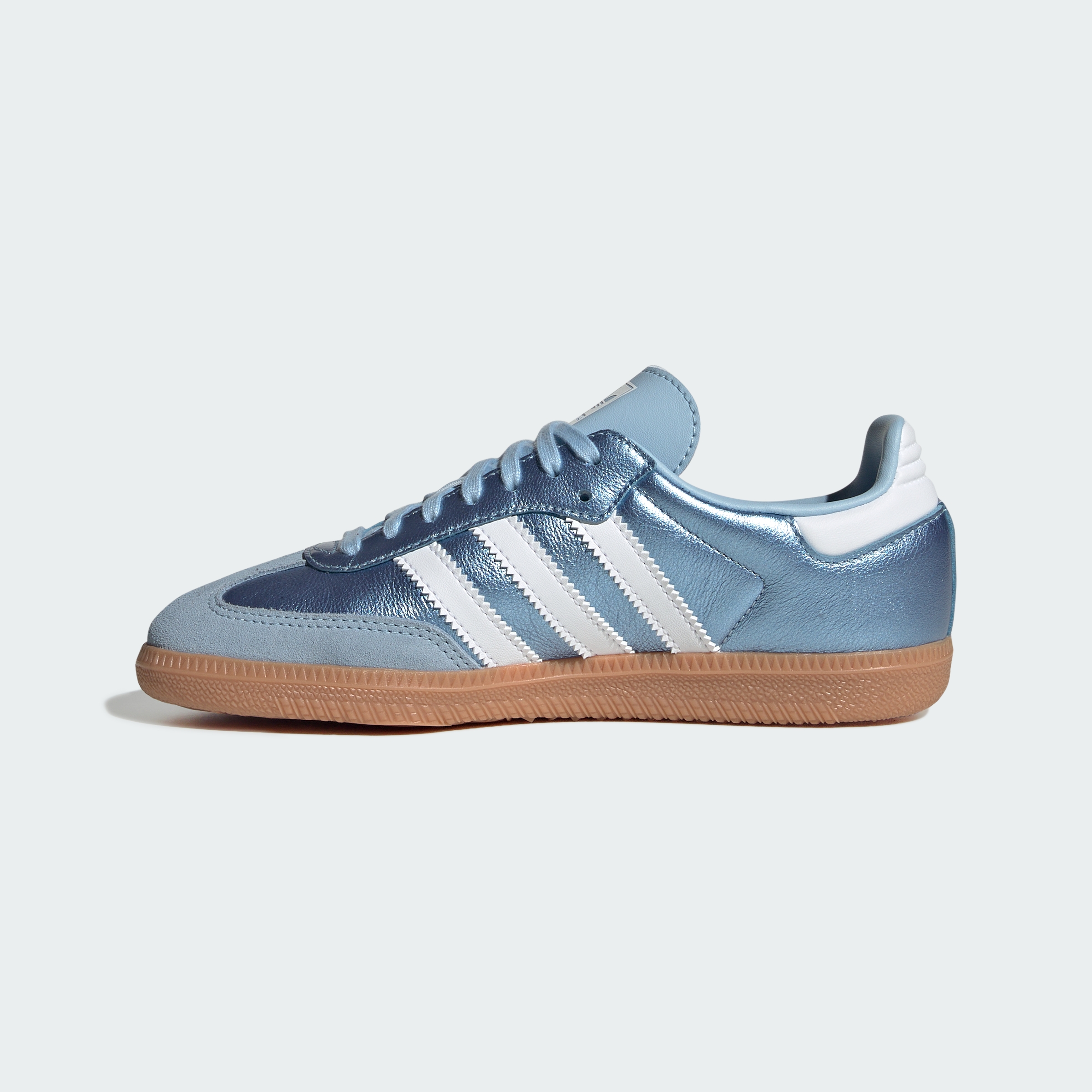 adidas SAMBA OG SHOES - Clear Sky / Cloud White / Gum - View 7