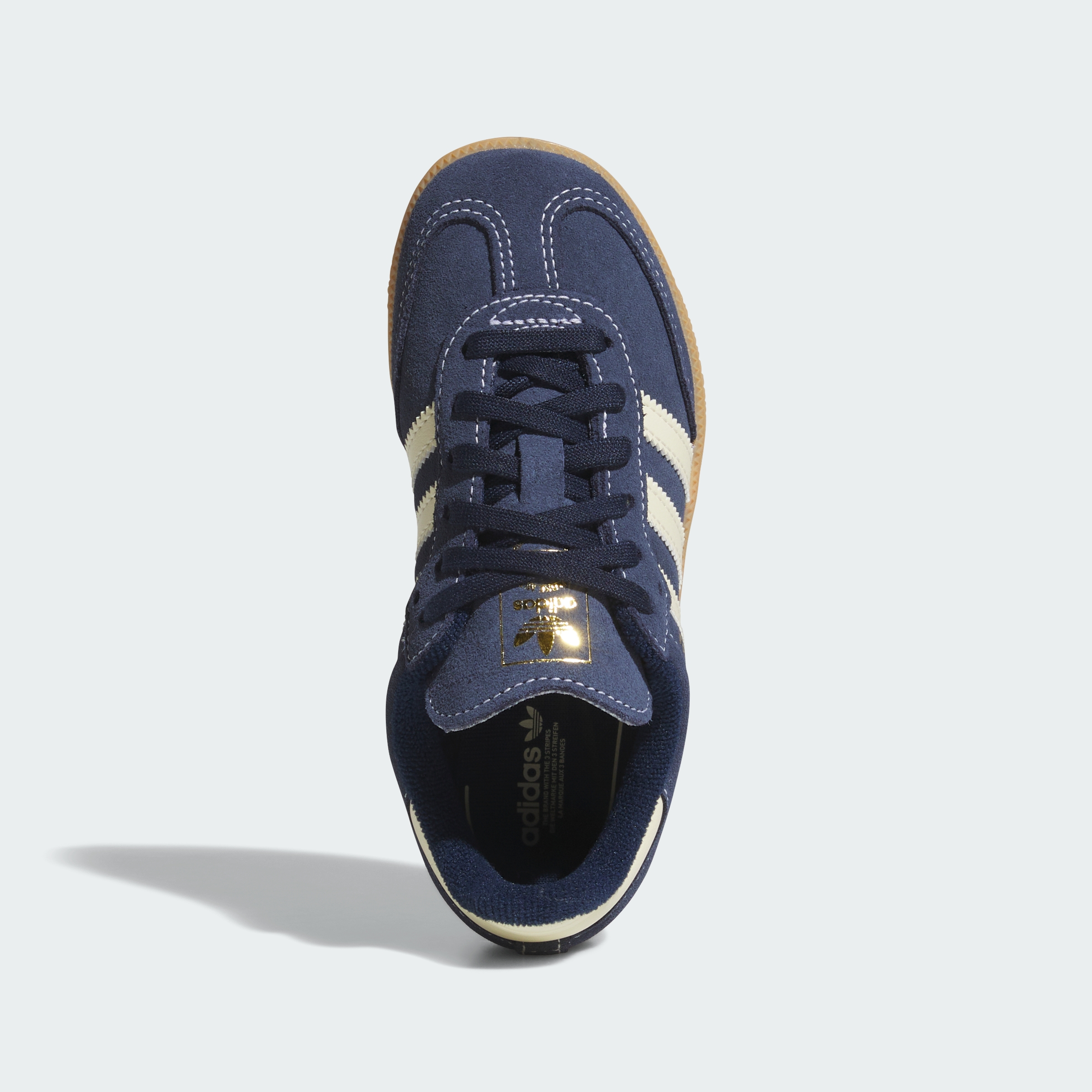 adidas SAMBA OG SHOES - Night Indigo / Warm Vanilla / Gum - View 2