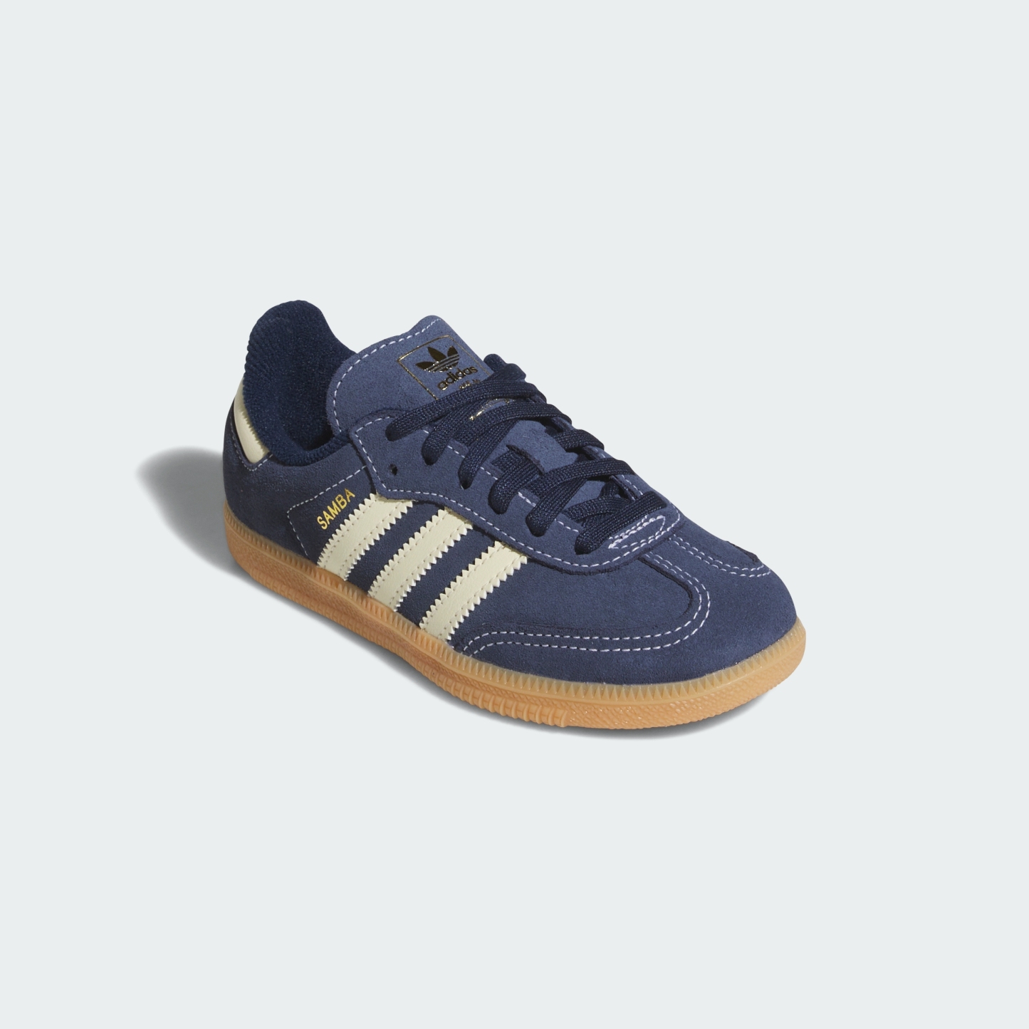 adidas SAMBA OG SHOES - Night Indigo / Warm Vanilla / Gum - View 5