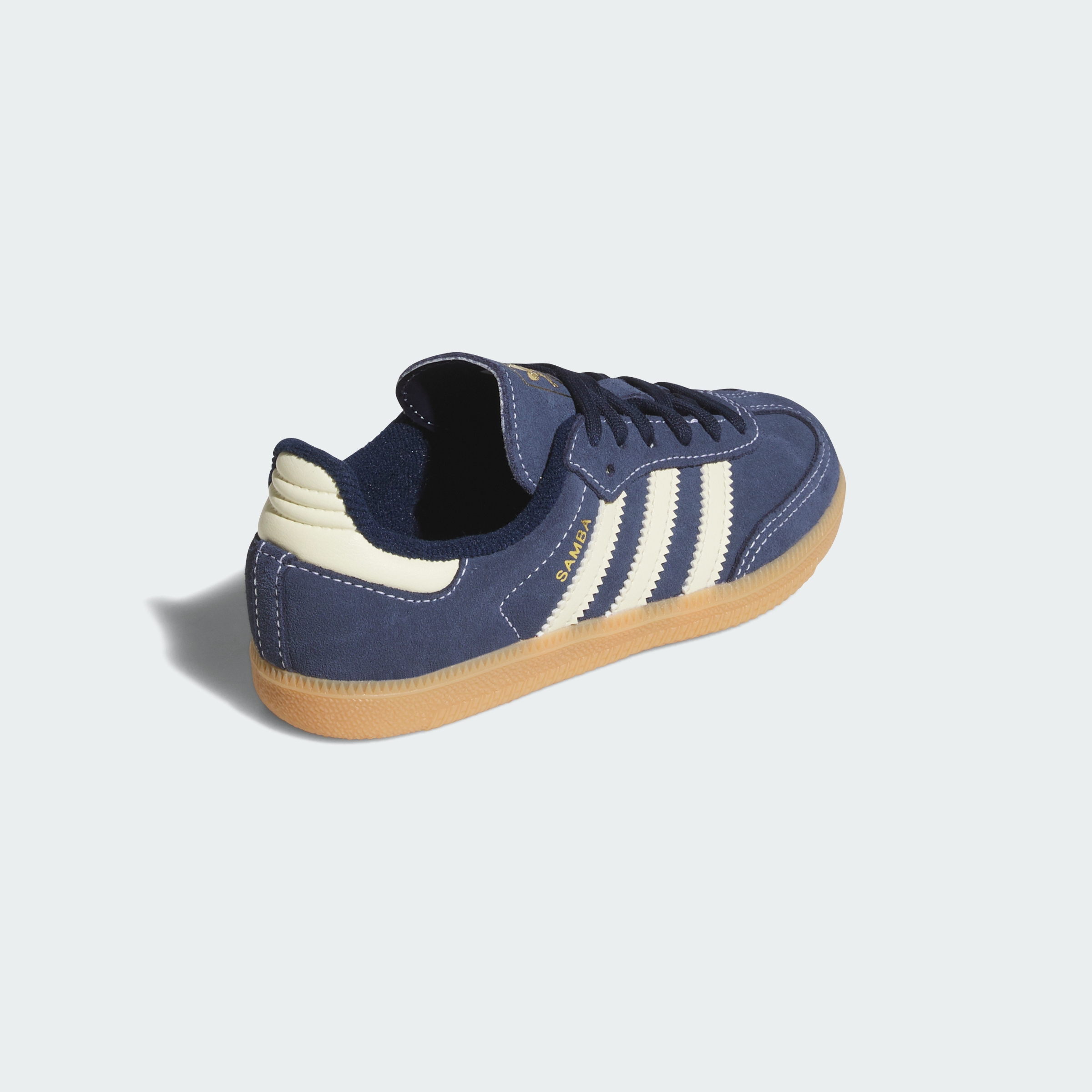 adidas SAMBA OG SHOES - Night Indigo / Warm Vanilla / Gum - View 6