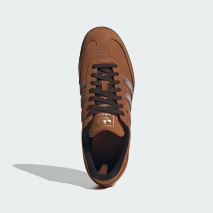 adidas SAMBA OG SHOES - Dusky Bronze / Aurora Coffee / Gum - View 2