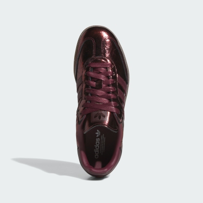 adidas SAMBA OG SHOES - Maroon / Maroon / Gum - View 2