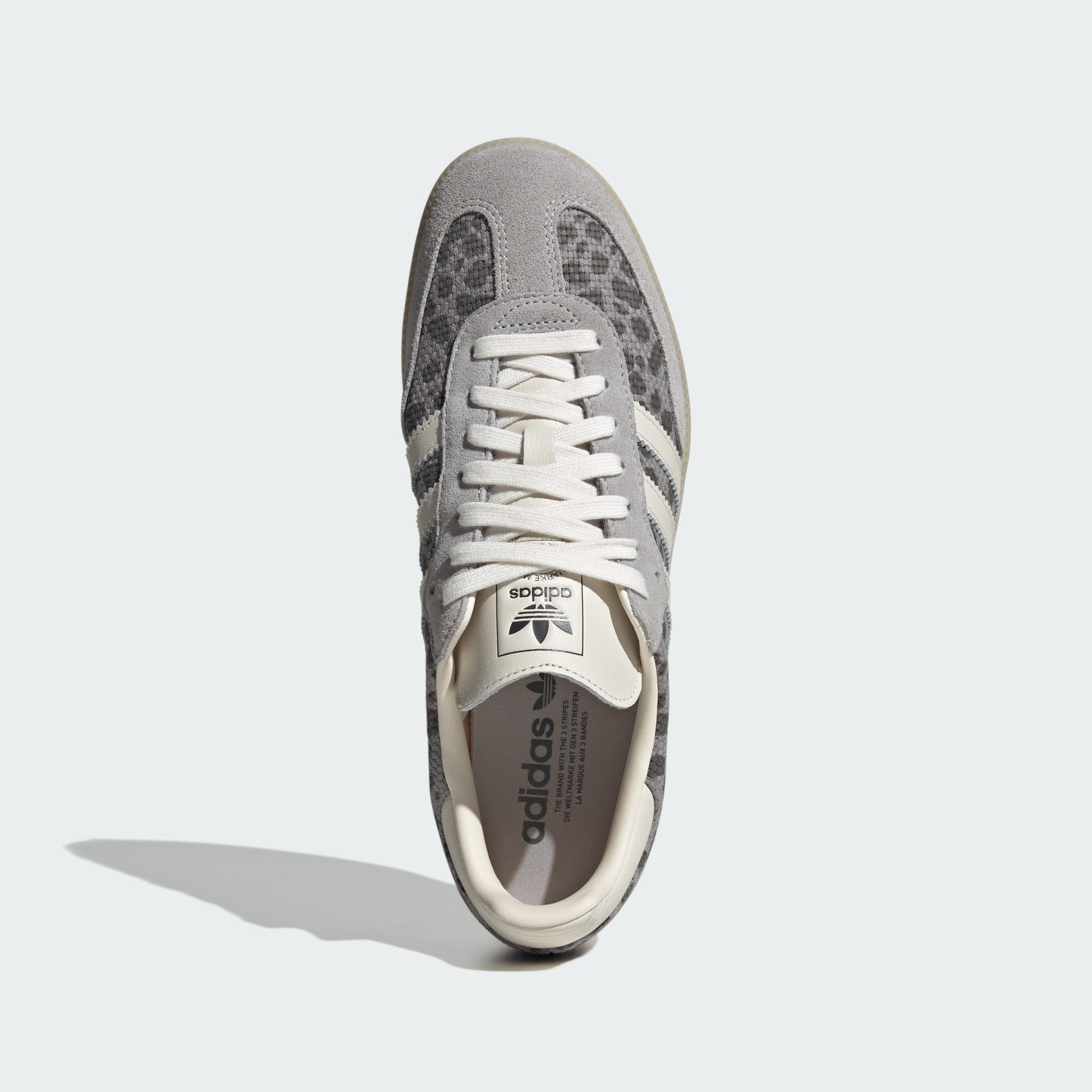 adidas SAMBA OG SHOES - Grey Three / Chalk White / Sand Strata - View 2