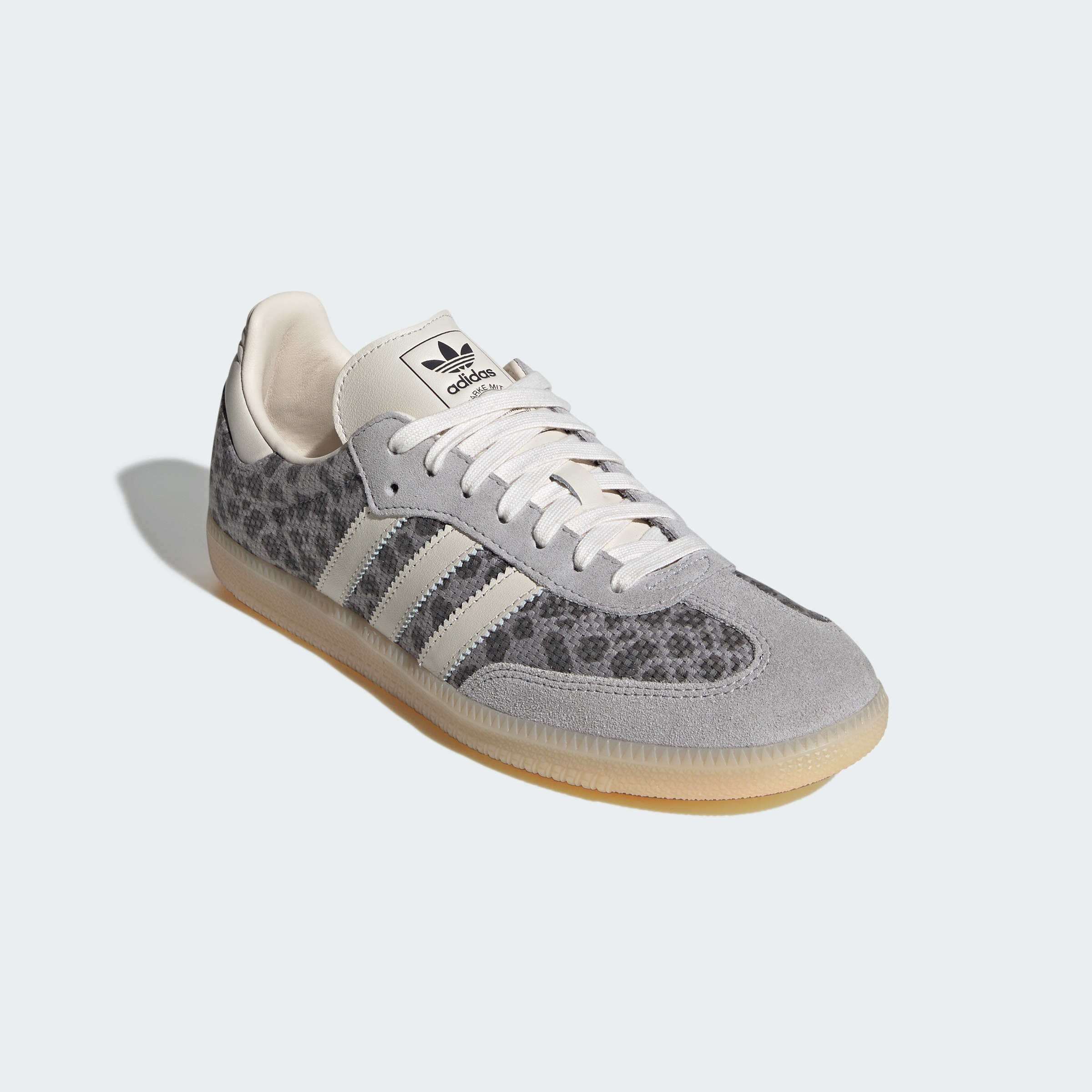 adidas SAMBA OG SHOES - Grey Three / Chalk White / Sand Strata - View 5