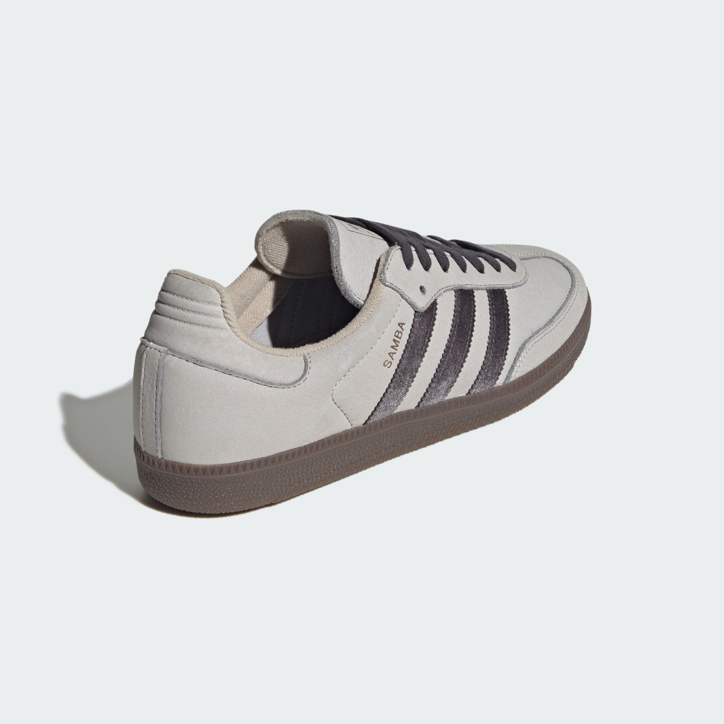 adidas SAMBA OG SHOES - Grey Two / Utility Black / Gum - View 6