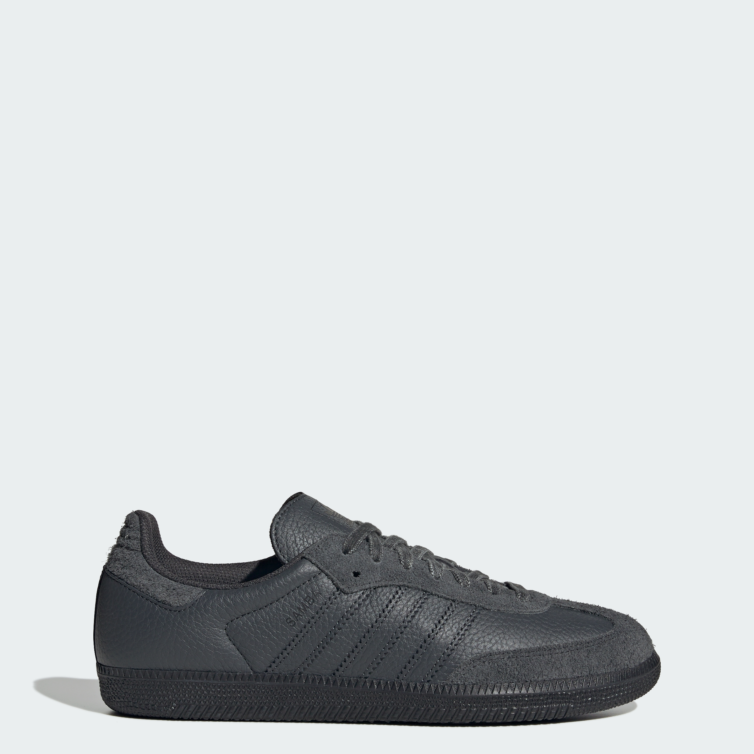 adidas SAMBA OG SHOES - Carbon / Carbon / Core Black - View 1