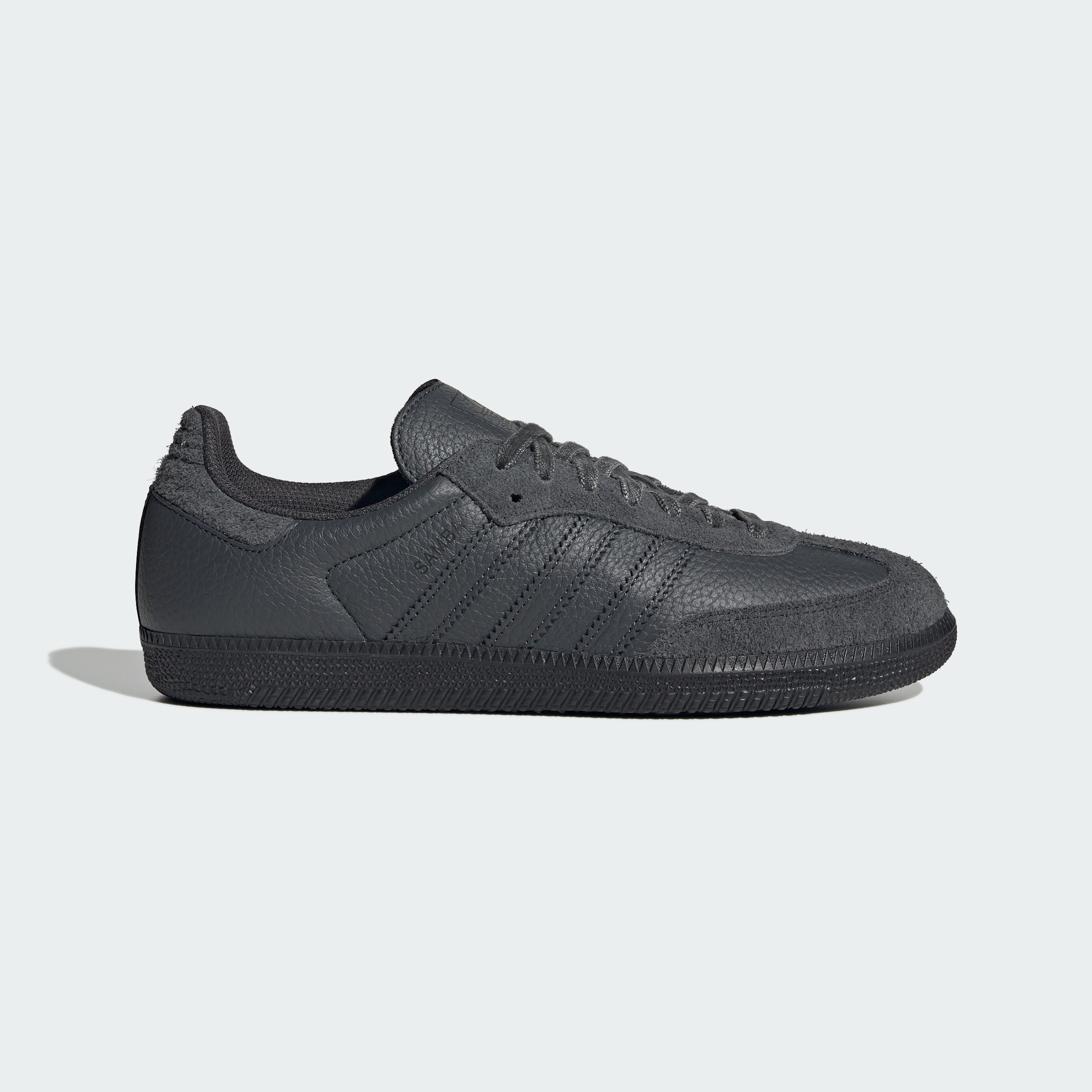 adidas SAMBA OG SHOES - Carbon / Carbon / Core Black - View 3