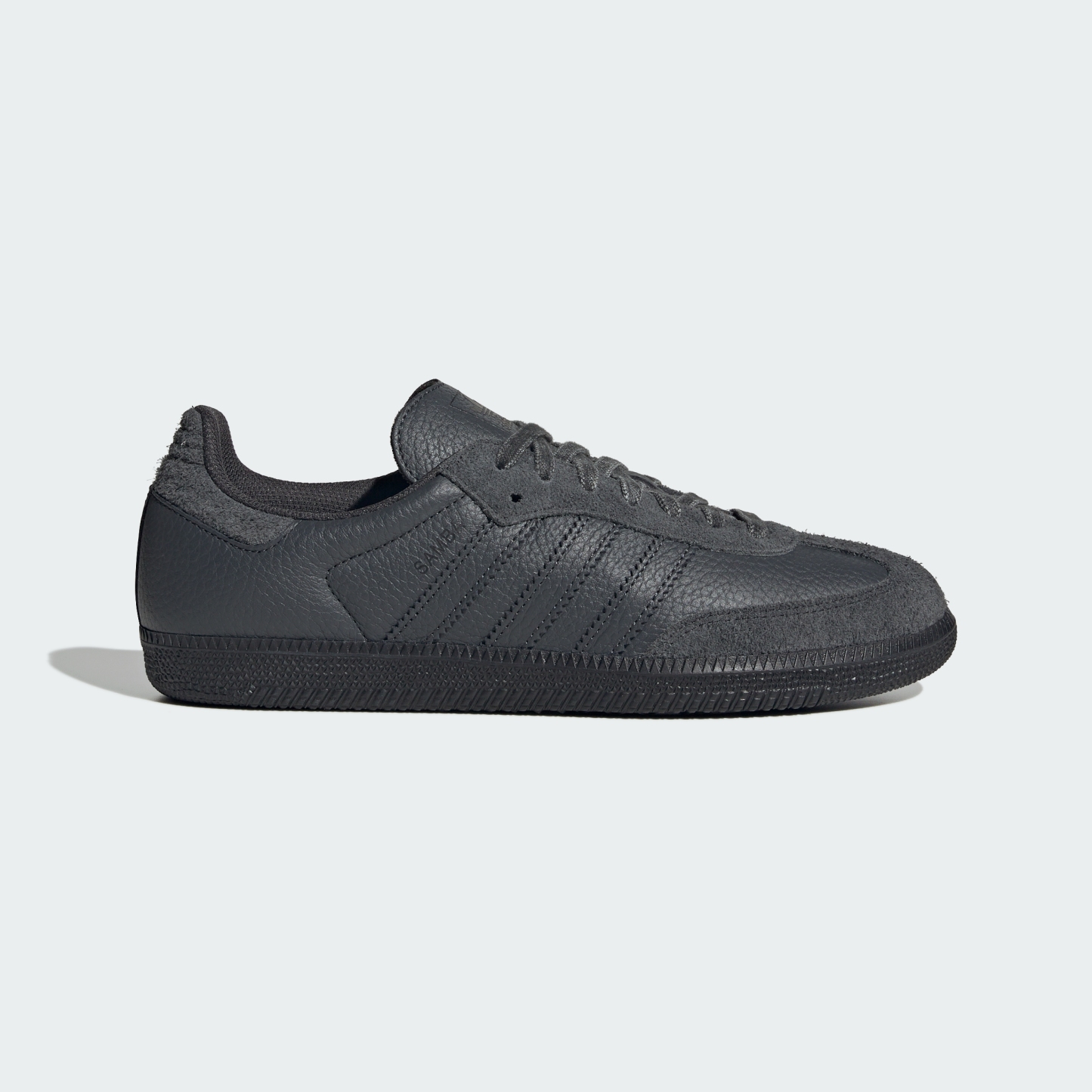 adidas SAMBA OG SHOES - Carbon / Carbon / Core Black - View 3