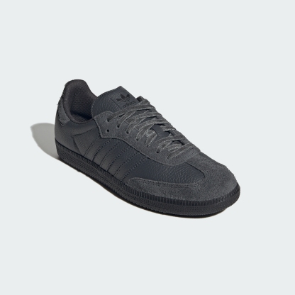 adidas SAMBA OG SHOES - Carbon / Carbon / Core Black - View 5